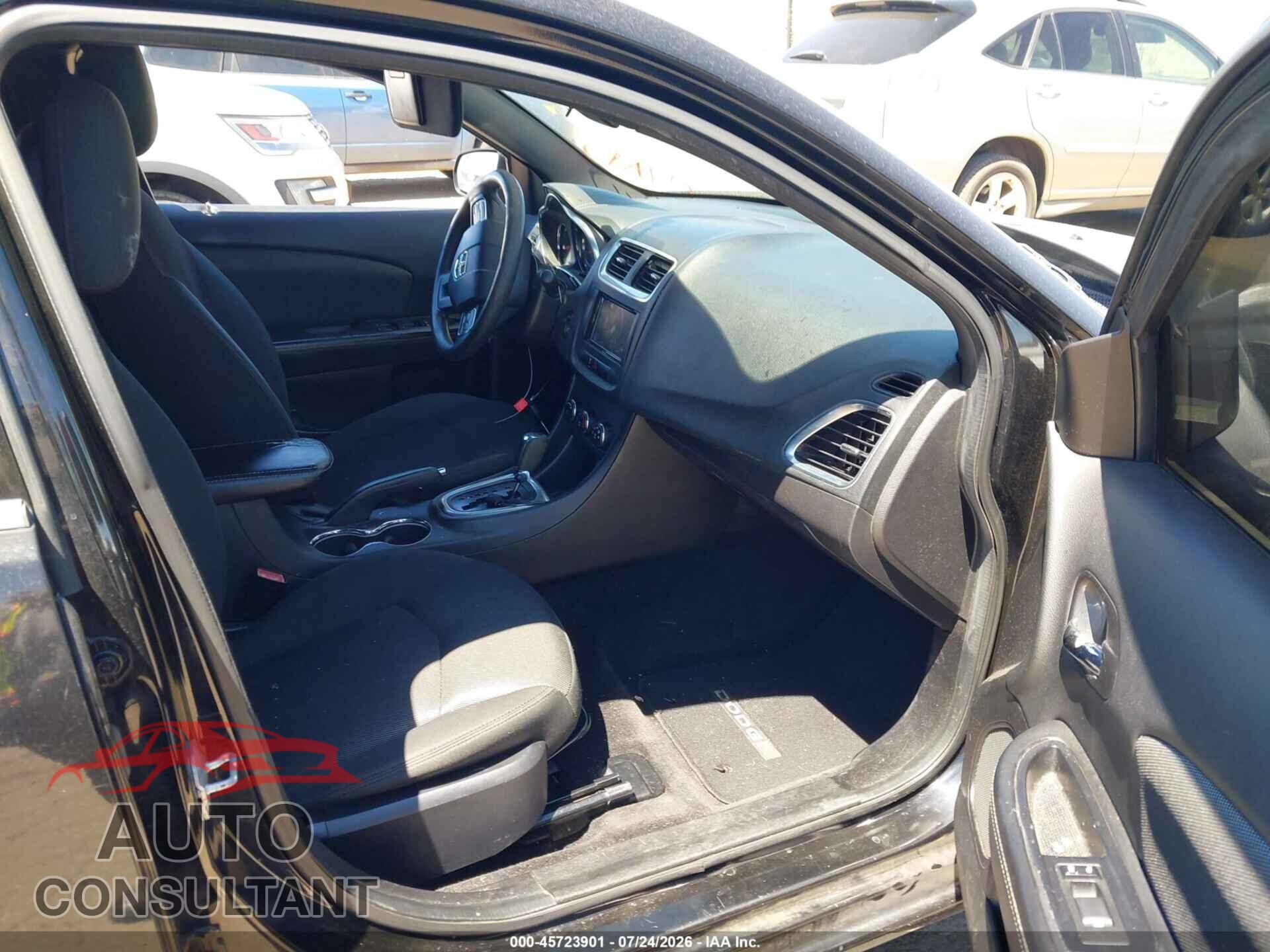 DODGE AVENGER 2013 - 1C3CDZAB9DN643675