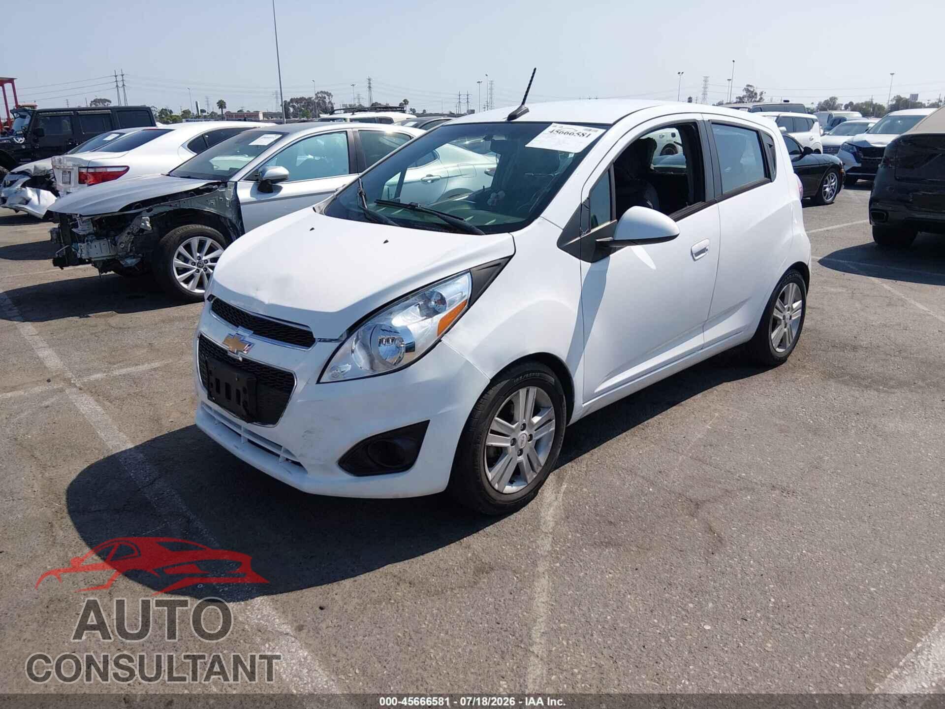 CHEVROLET SPARK 2013 - KL8CD6S98DC603713