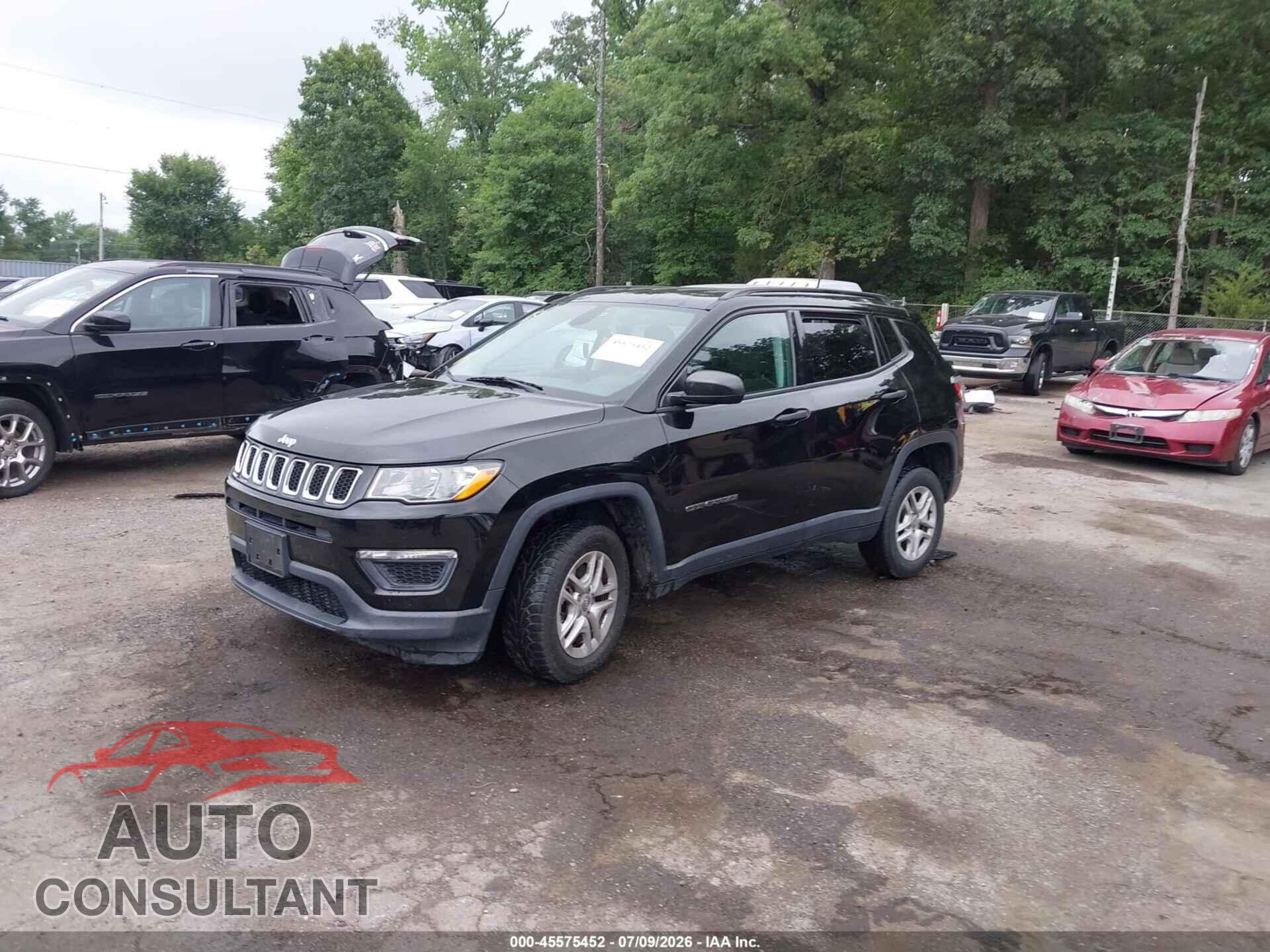 JEEP COMPASS 2017 - 3C4NJDAB9HT636179