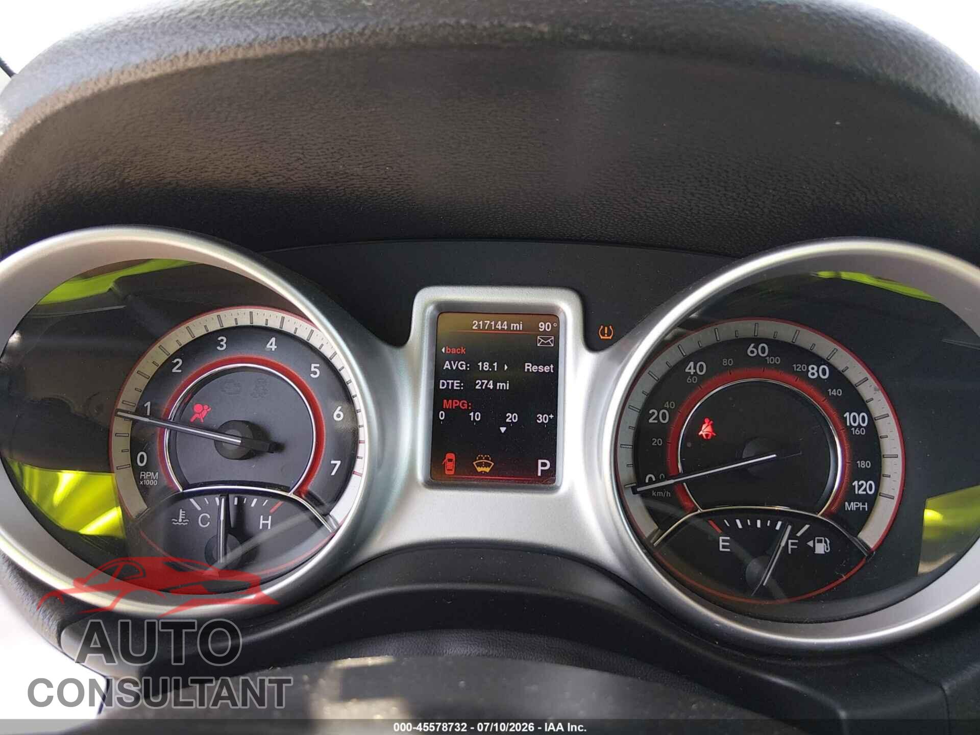 DODGE JOURNEY 2013 - 3C4PDCAB1DT734739