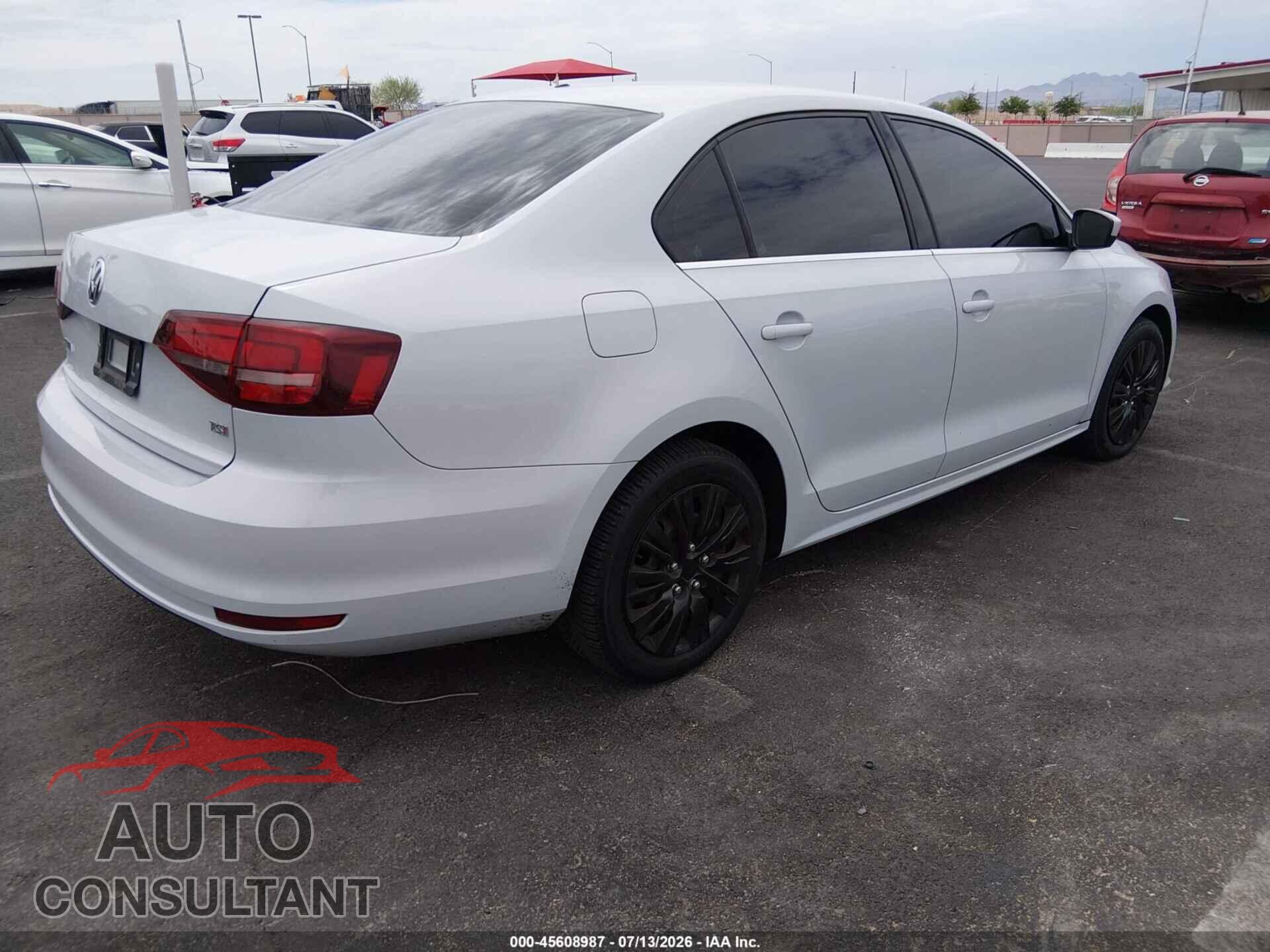 VOLKSWAGEN JETTA 2017 - 3VW2B7AJ2HM341134