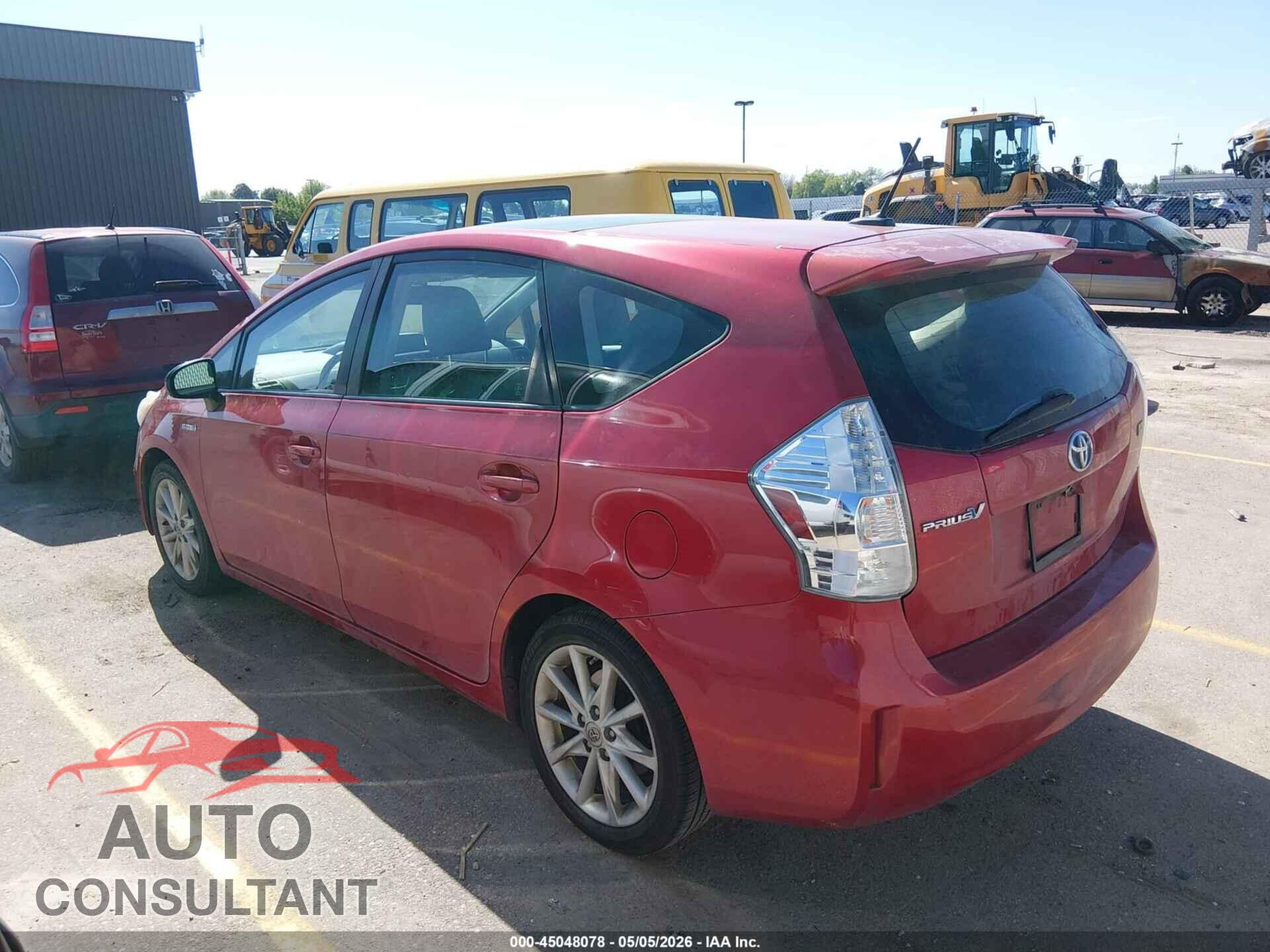 TOYOTA PRIUS V 2012 - JTDZN3EU5C3025582