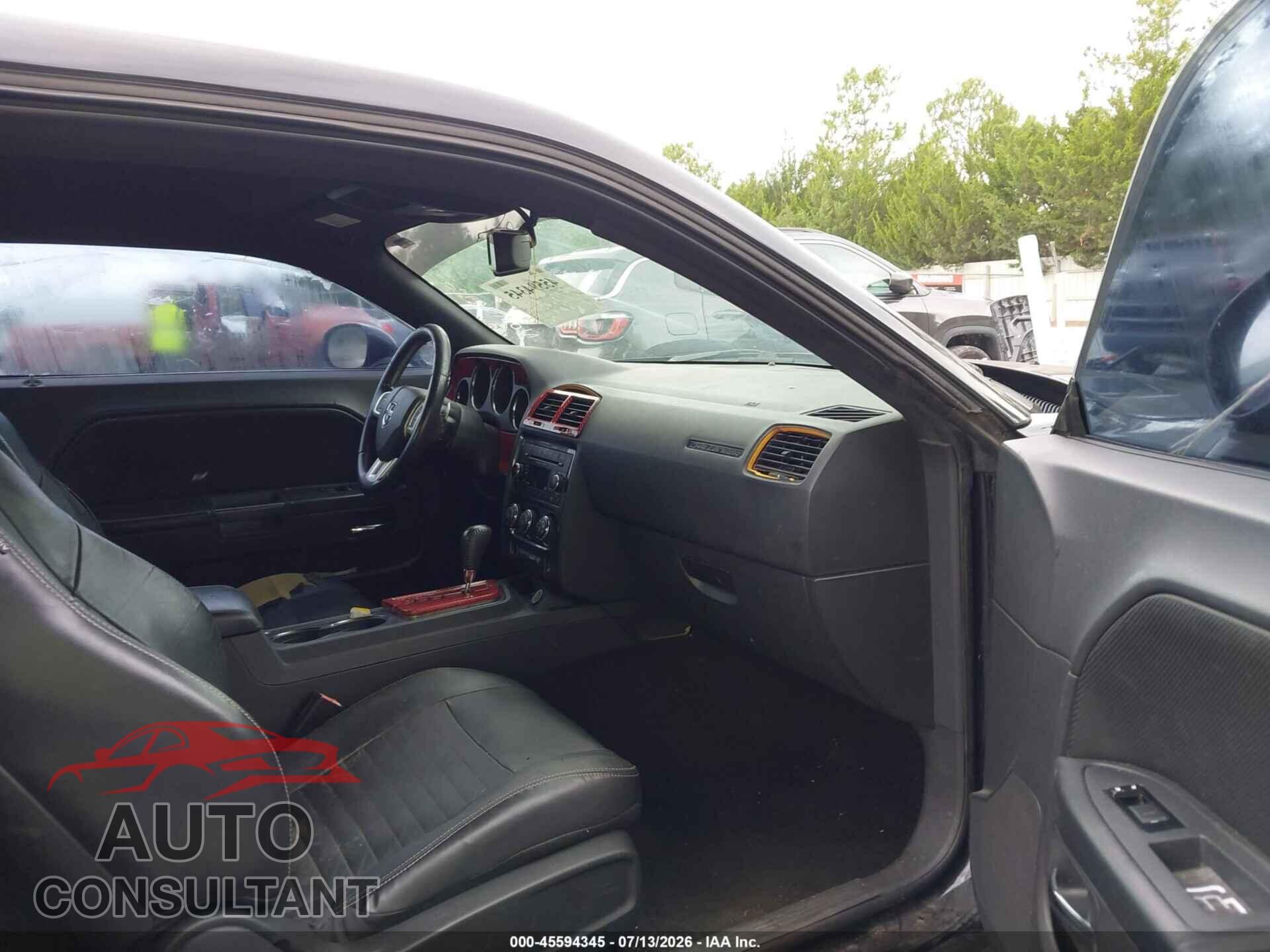 DODGE CHALLENGER 2012 - 2C3CDYAG9CH243502