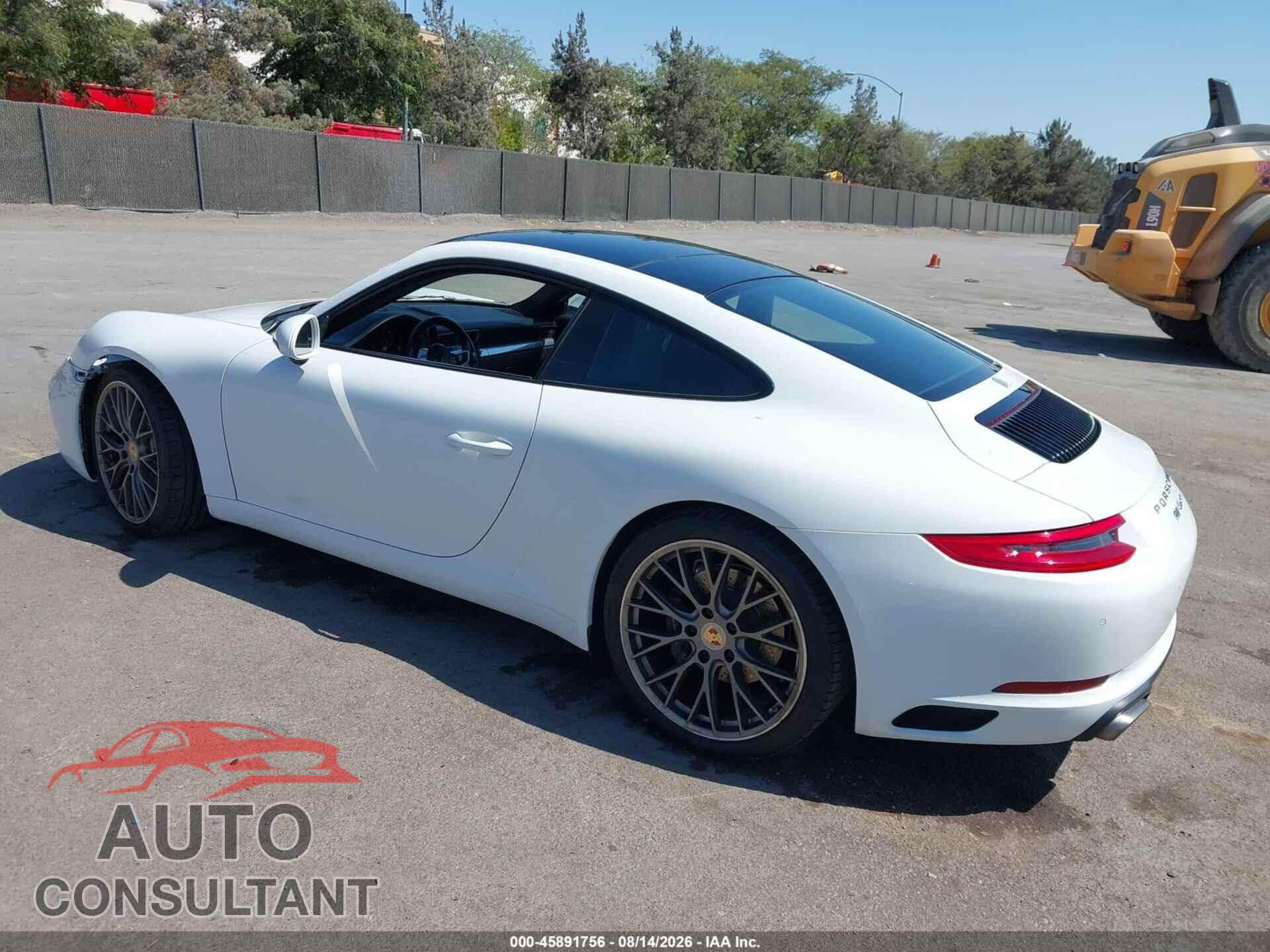 PORSCHE 911 2019 - WP0AA2A97KS103708