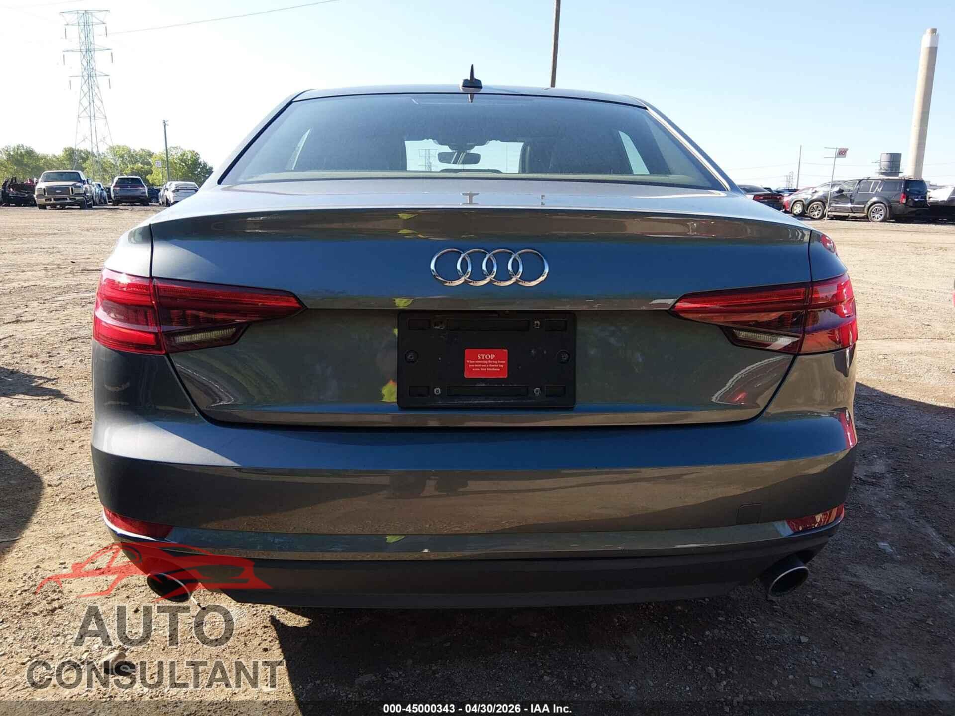 AUDI A4 2017 - WAUGMAF45HN046079