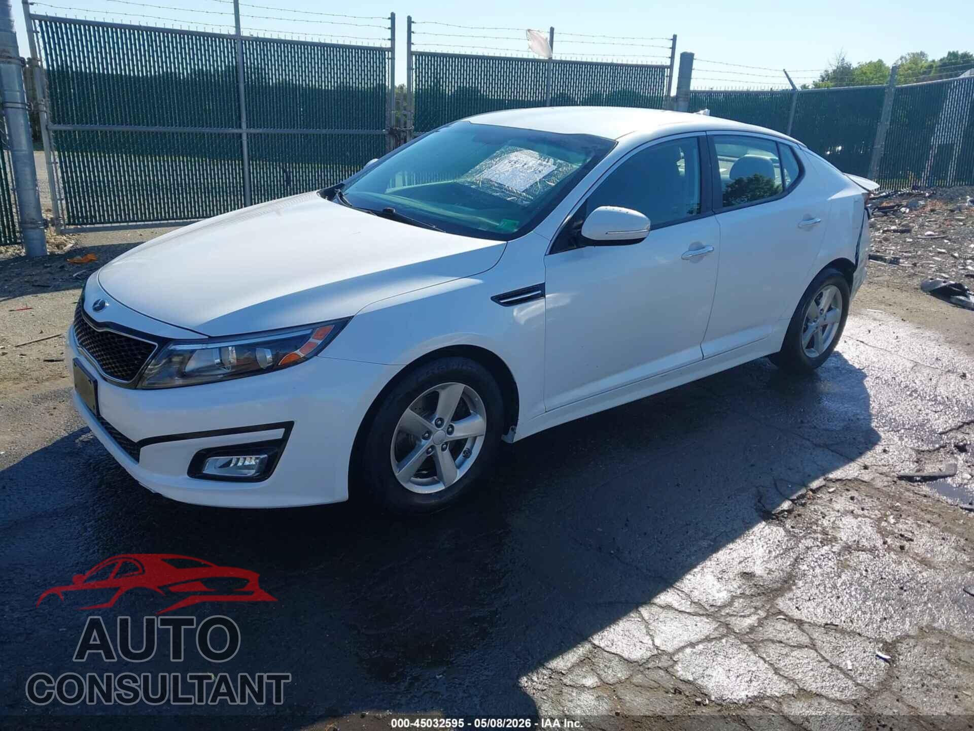 KIA OPTIMA 2015 - KNAGM4A78F5589006