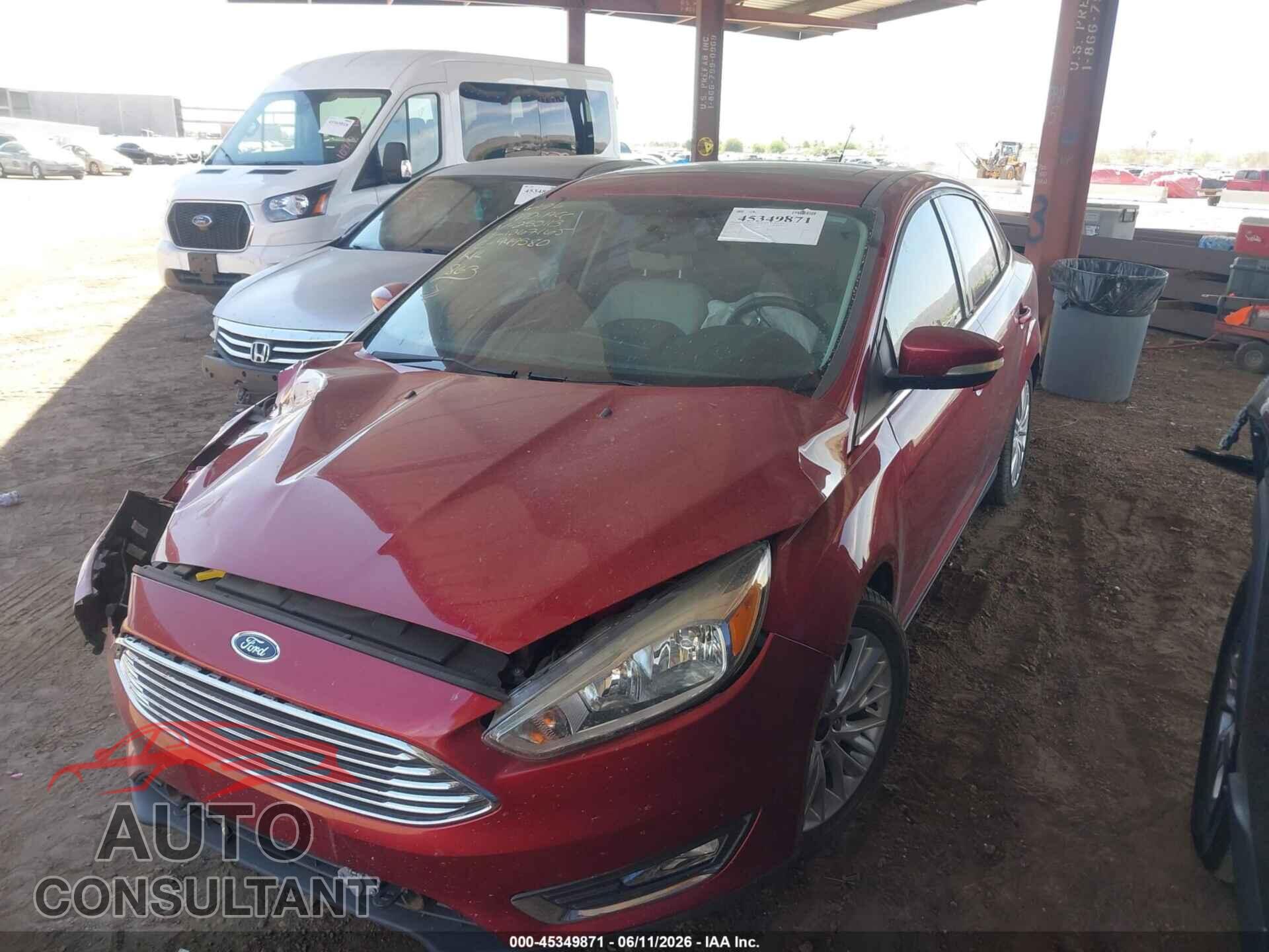 FORD FOCUS 2017 - 1FADP3J25HL255113