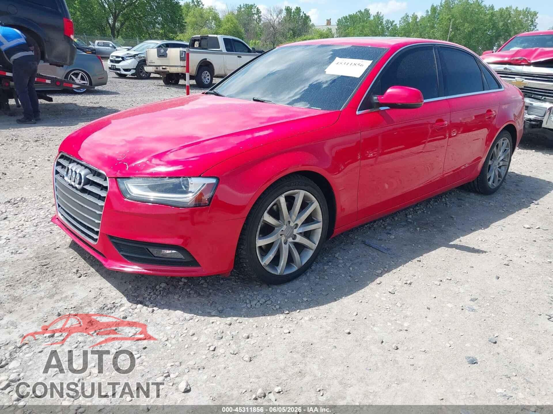 AUDI A4 2013 - WAUFFAFL3DA167191