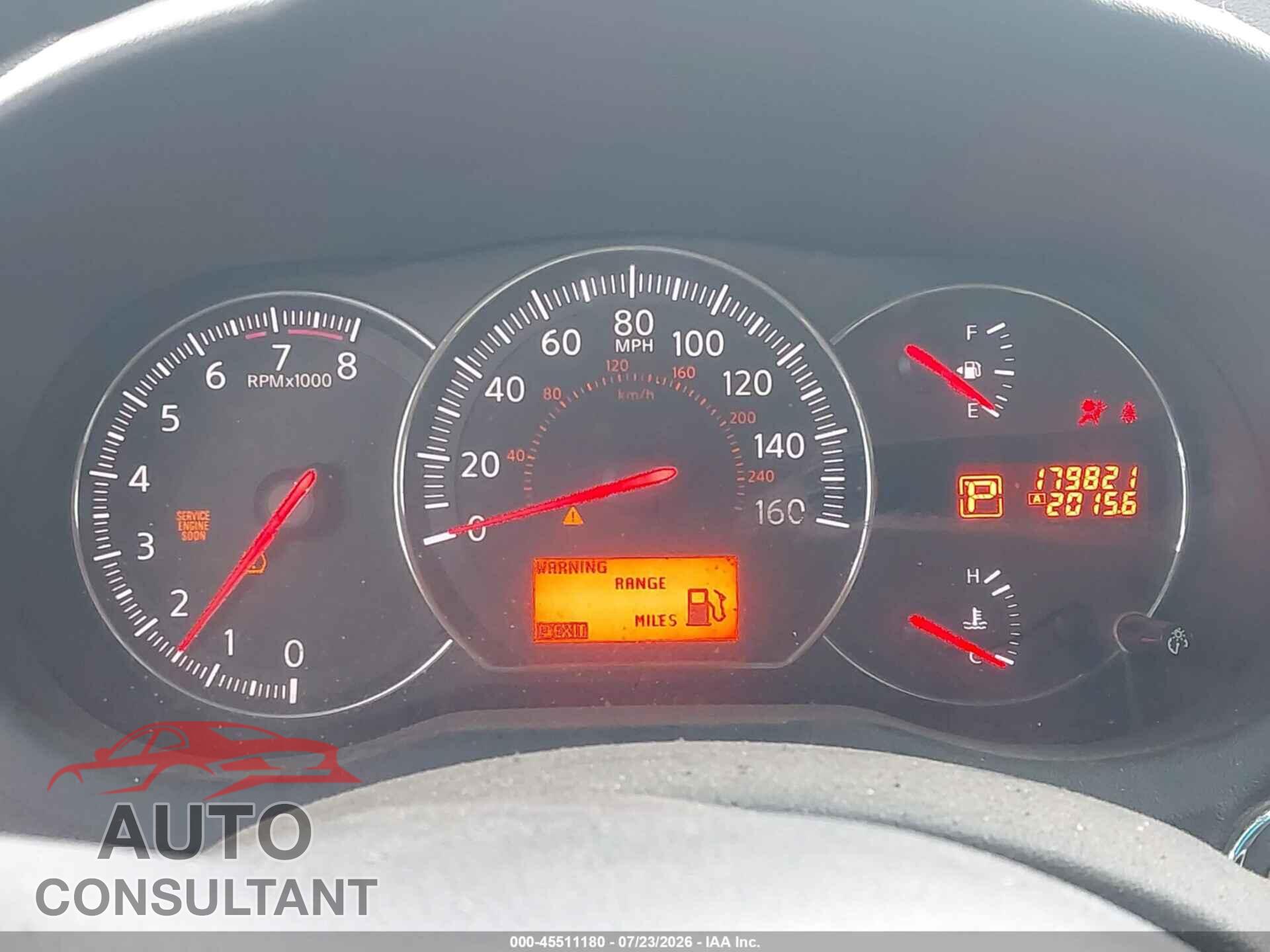 NISSAN MAXIMA 2011 - 1N4AA5AP4BC852336