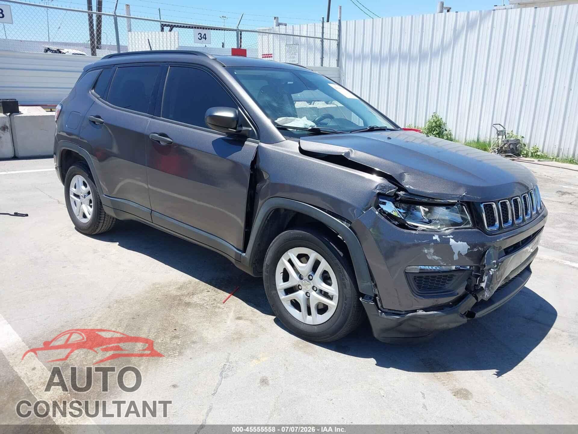 JEEP COMPASS 2017 - 3C4NJCAB0HT668559