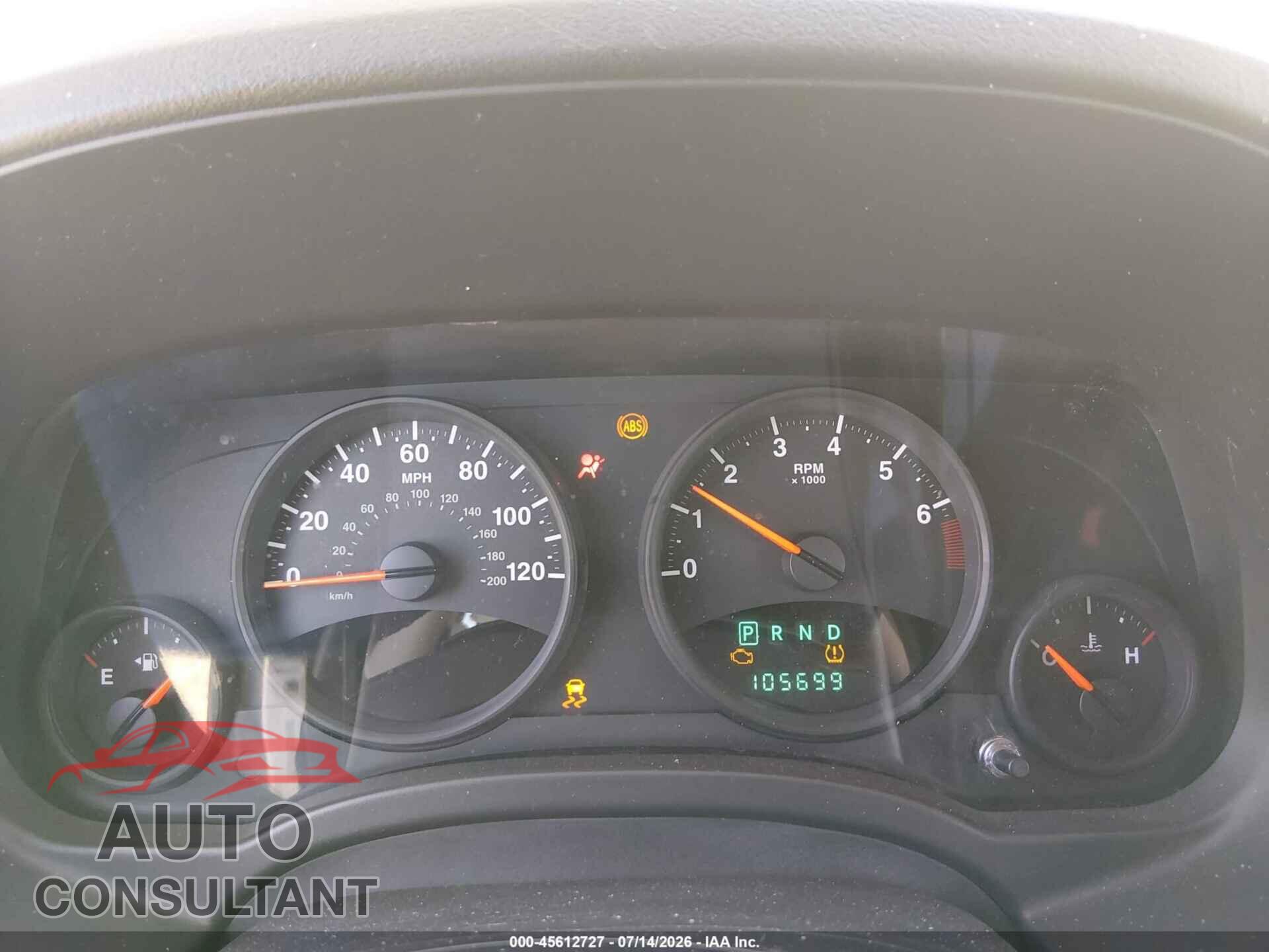 JEEP COMPASS 2010 - 1J4NF4FB7AD649321