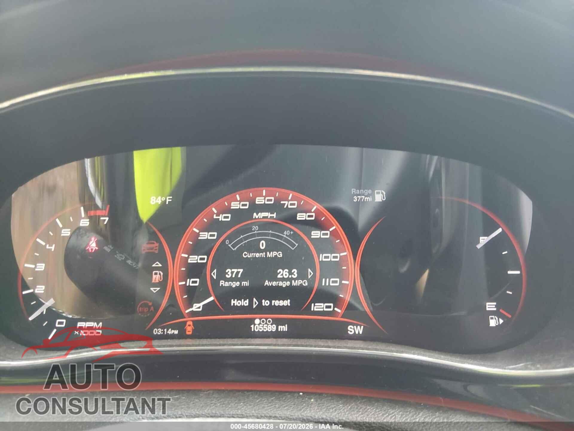 DODGE DART 2015 - 1C3CDFEB7FD411142