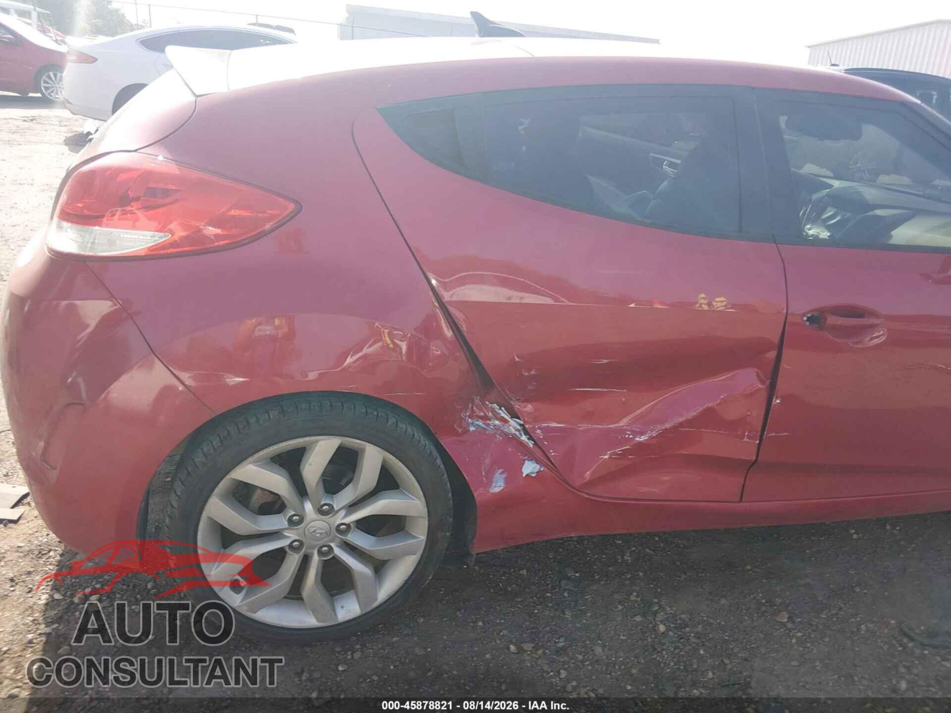 HYUNDAI VELOSTER 2013 - KMHTC6AD7DU140307
