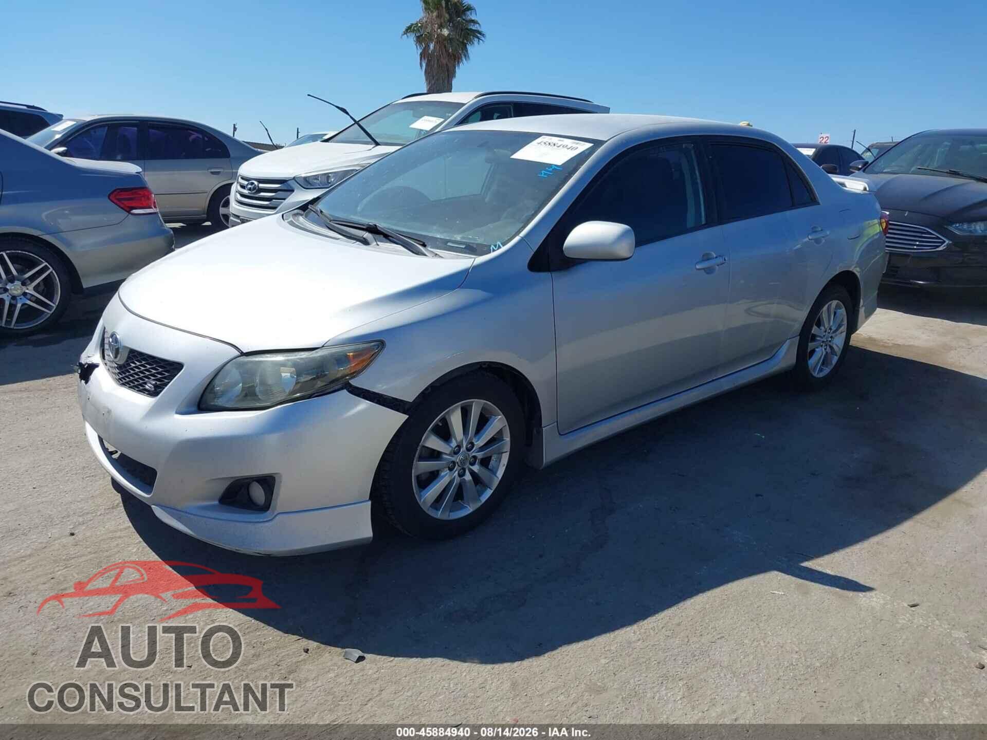 TOYOTA COROLLA 2009 - 1NXBU40E89Z037850