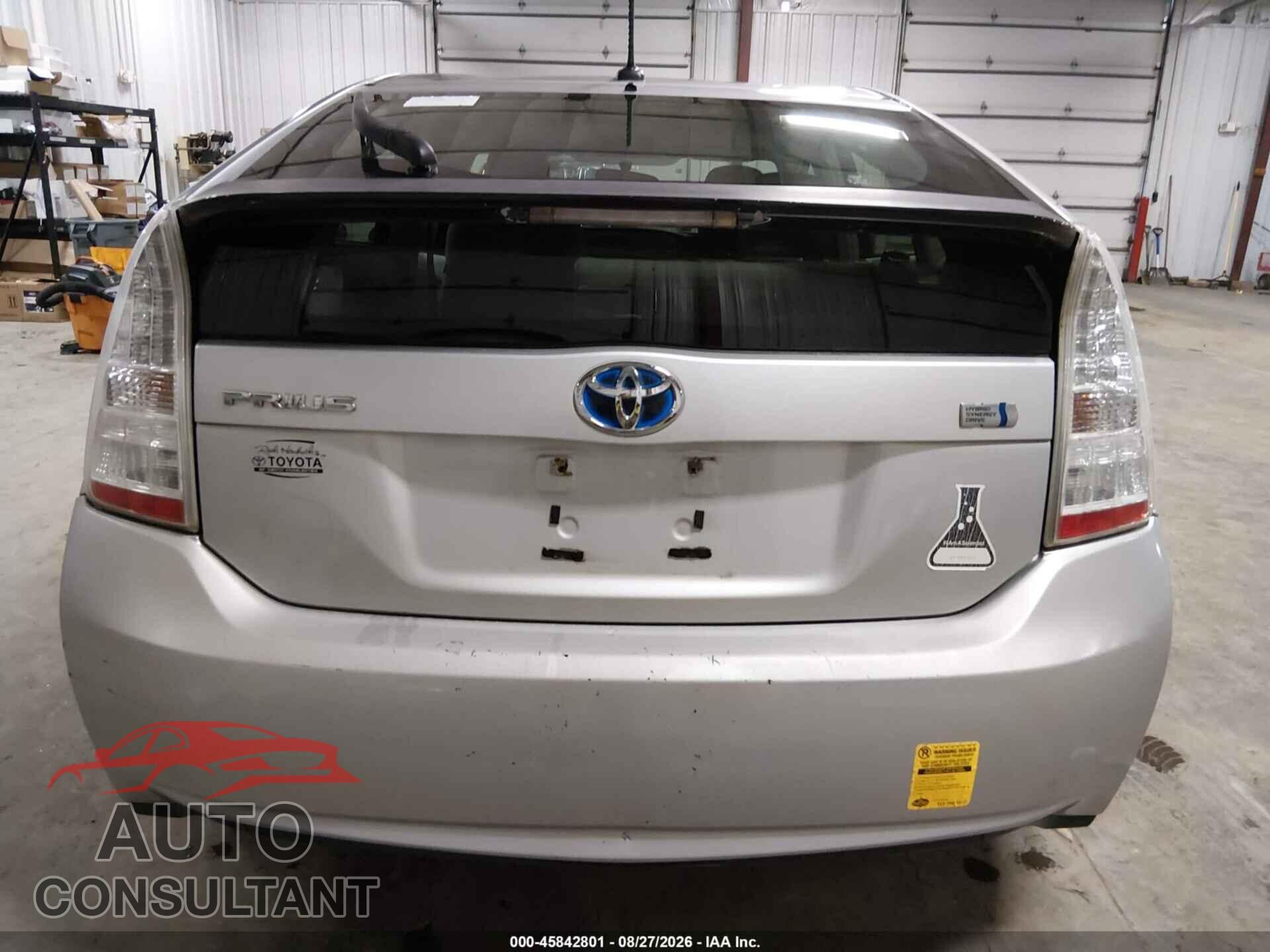 TOYOTA PRIUS 2011 - JTDKN3DU0B0280076