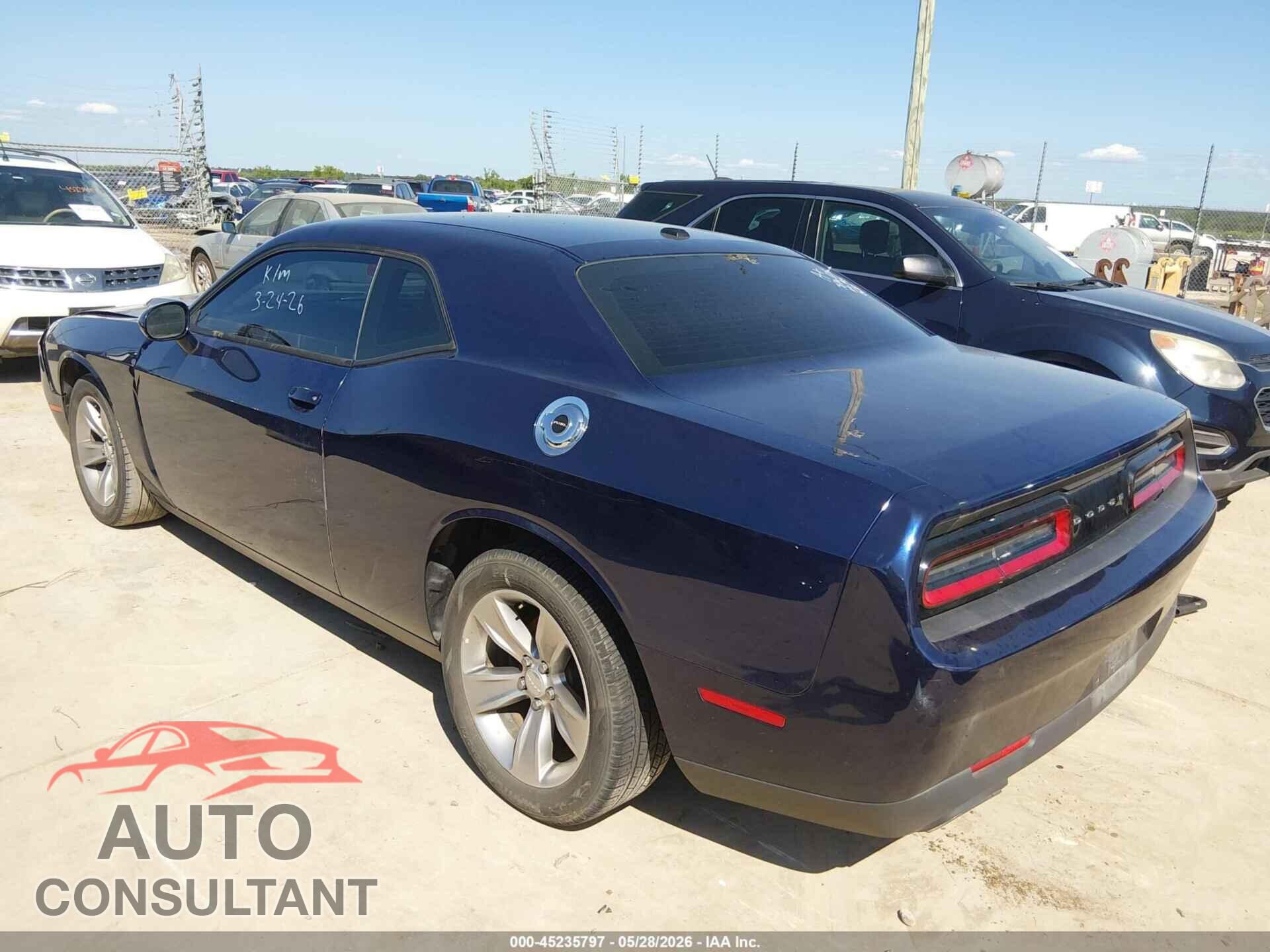 DODGE CHALLENGER 2015 - 2C3CDZAGXFH816661