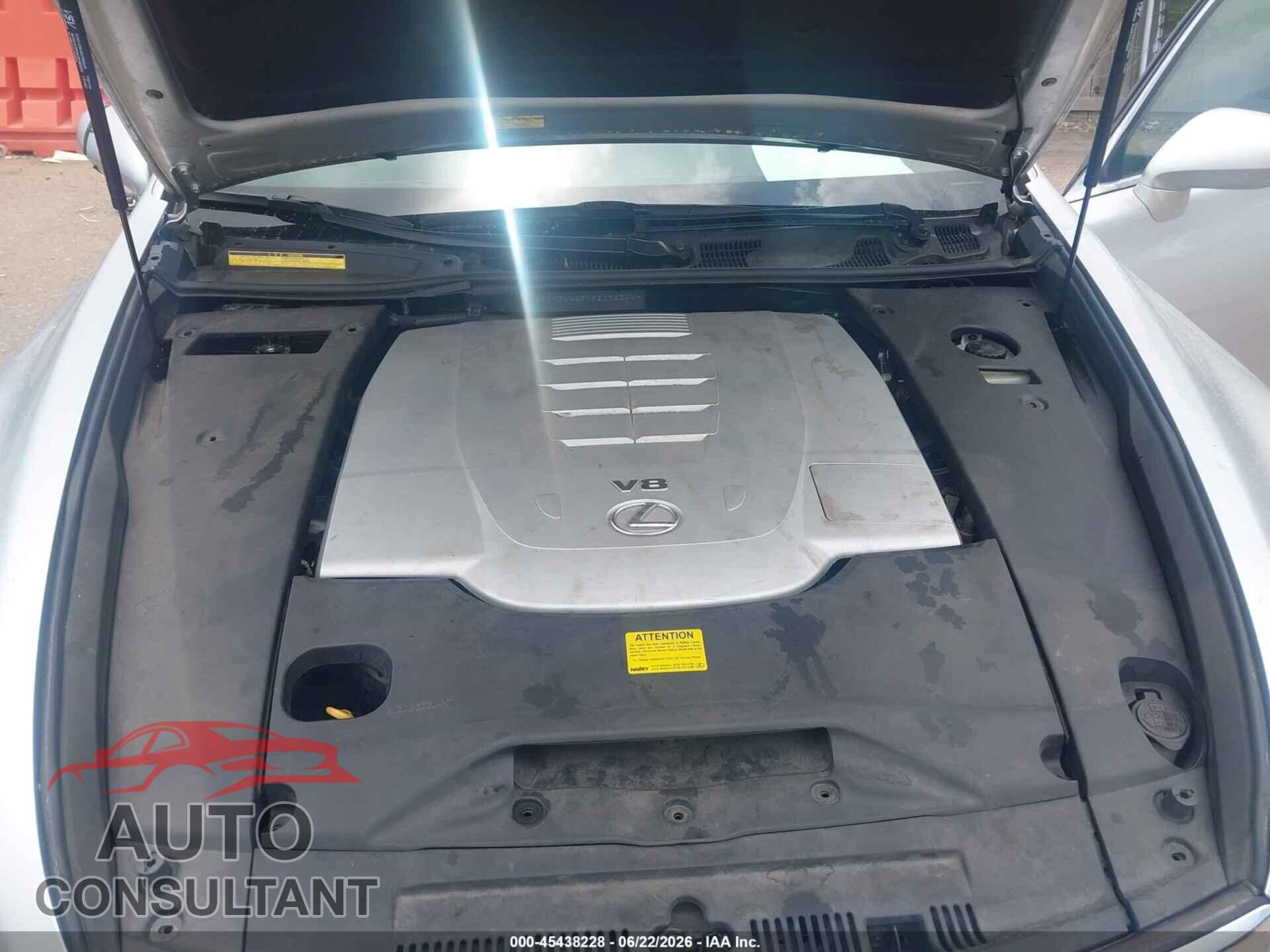 LEXUS LS 460 2009 - JTHBL46F795086344