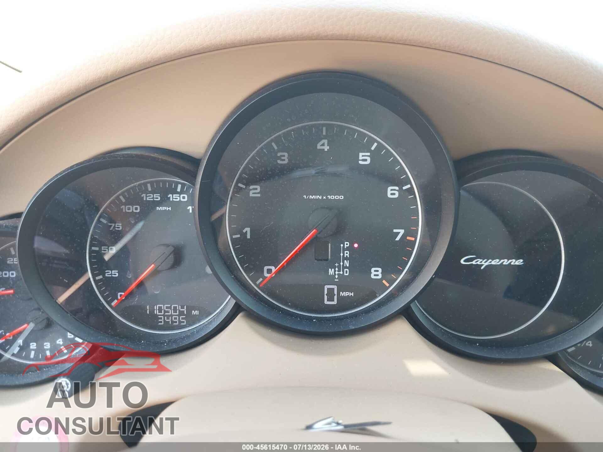 PORSCHE CAYENNE 2013 - WP1AA2A25DLA19143