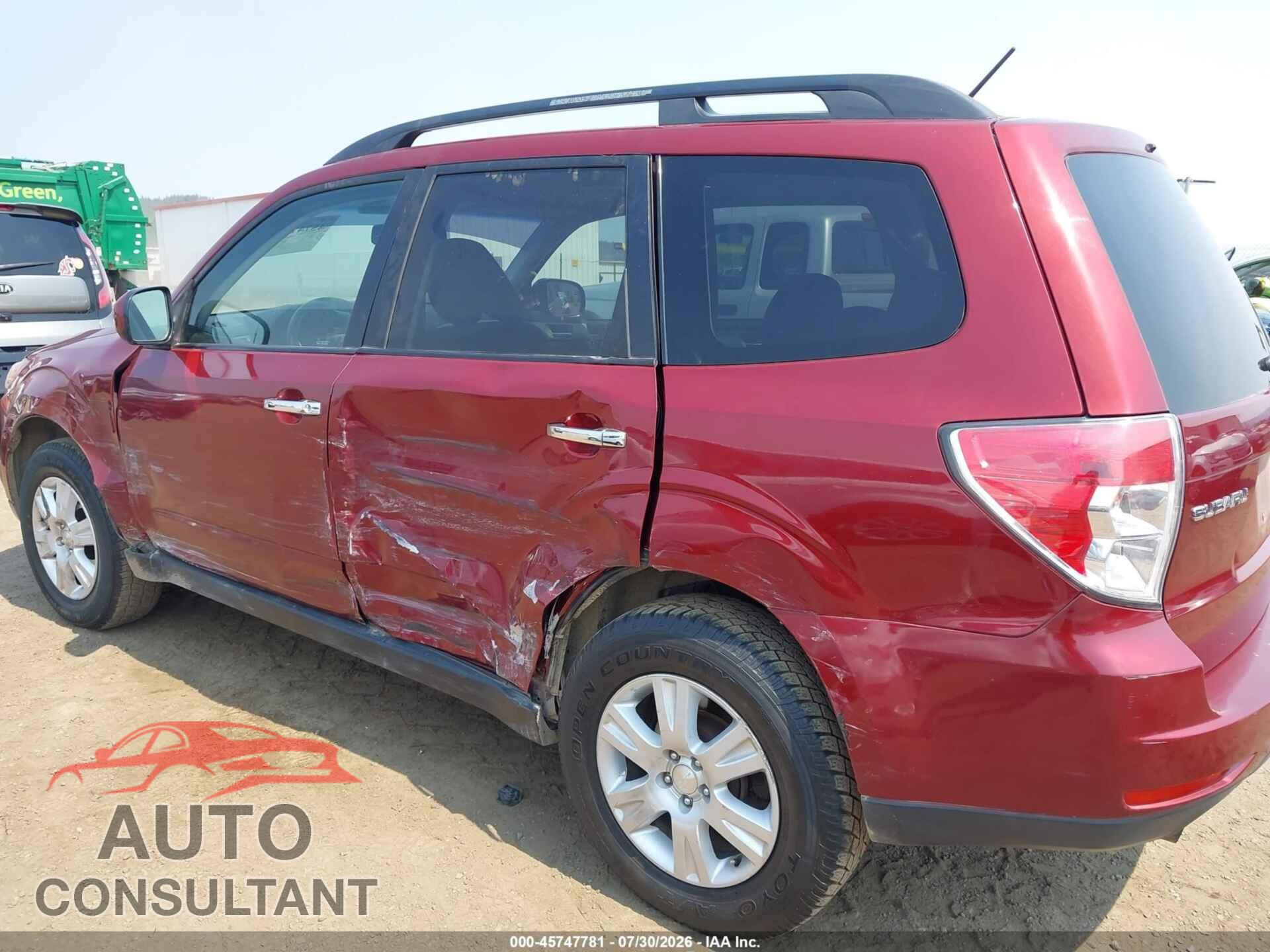 SUBARU FORESTER 2009 - JF2SH63689H729853