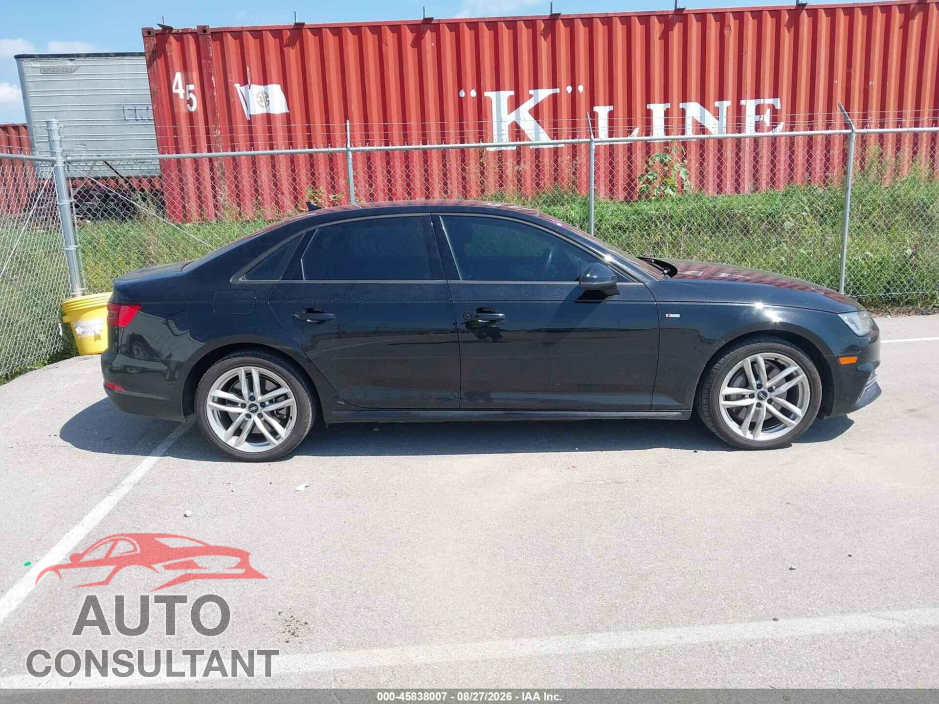 AUDI A4 2017 - WAUDNAF41HN047083
