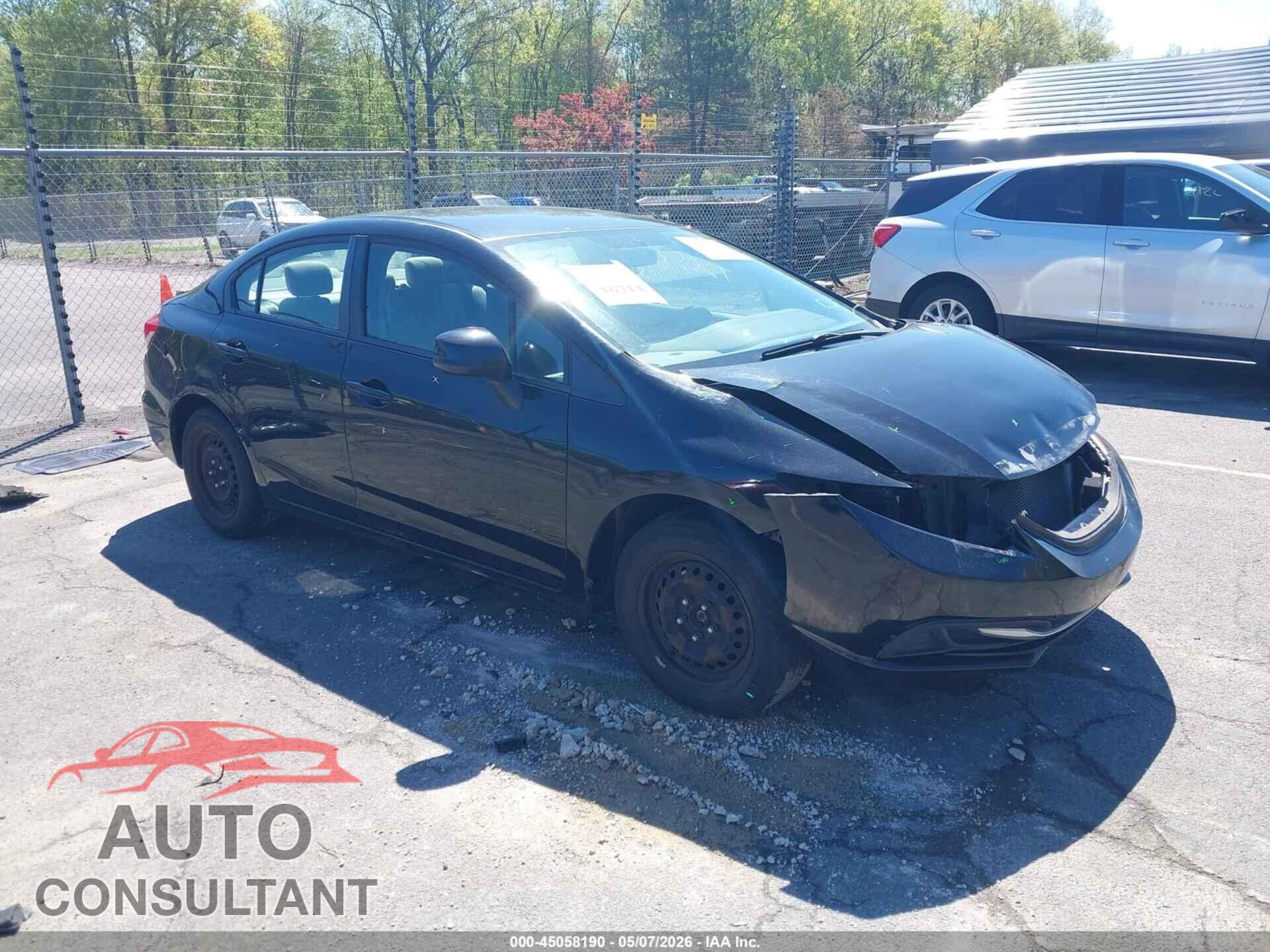 HONDA CIVIC 2013 - 19XFB2F5XDE200237