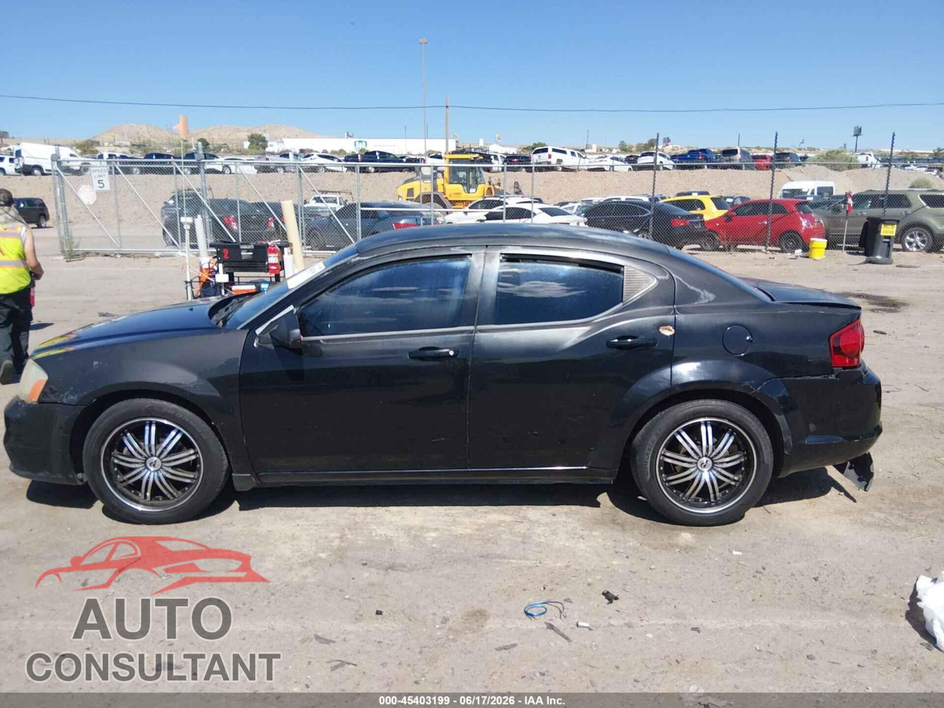 DODGE AVENGER 2013 - 1C3CDZAB3DN529249