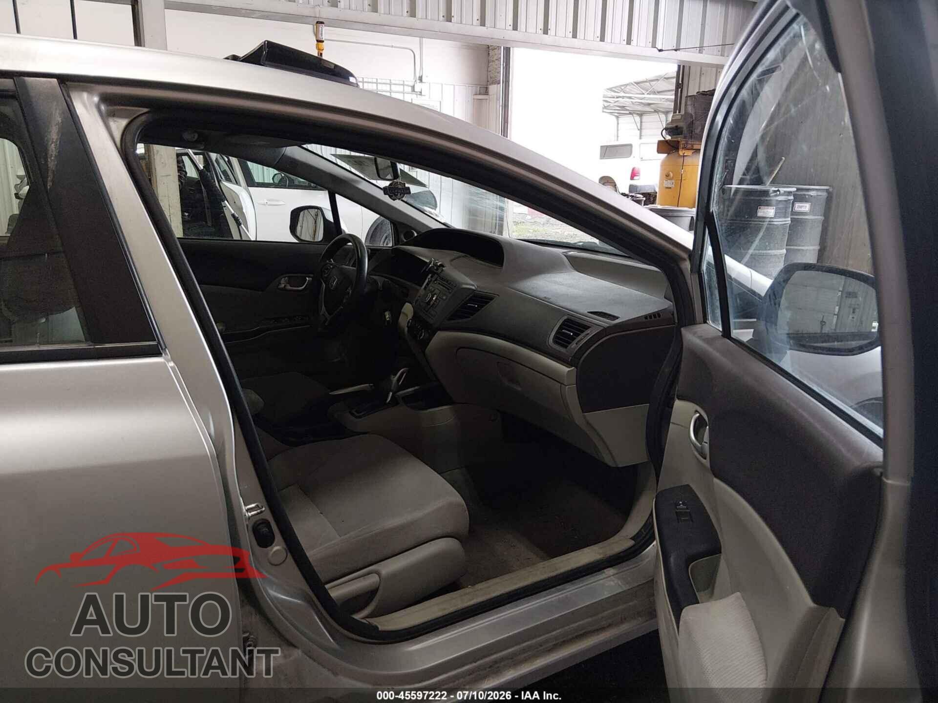 HONDA CIVIC 2012 - 2HGFB2F8XCH310848