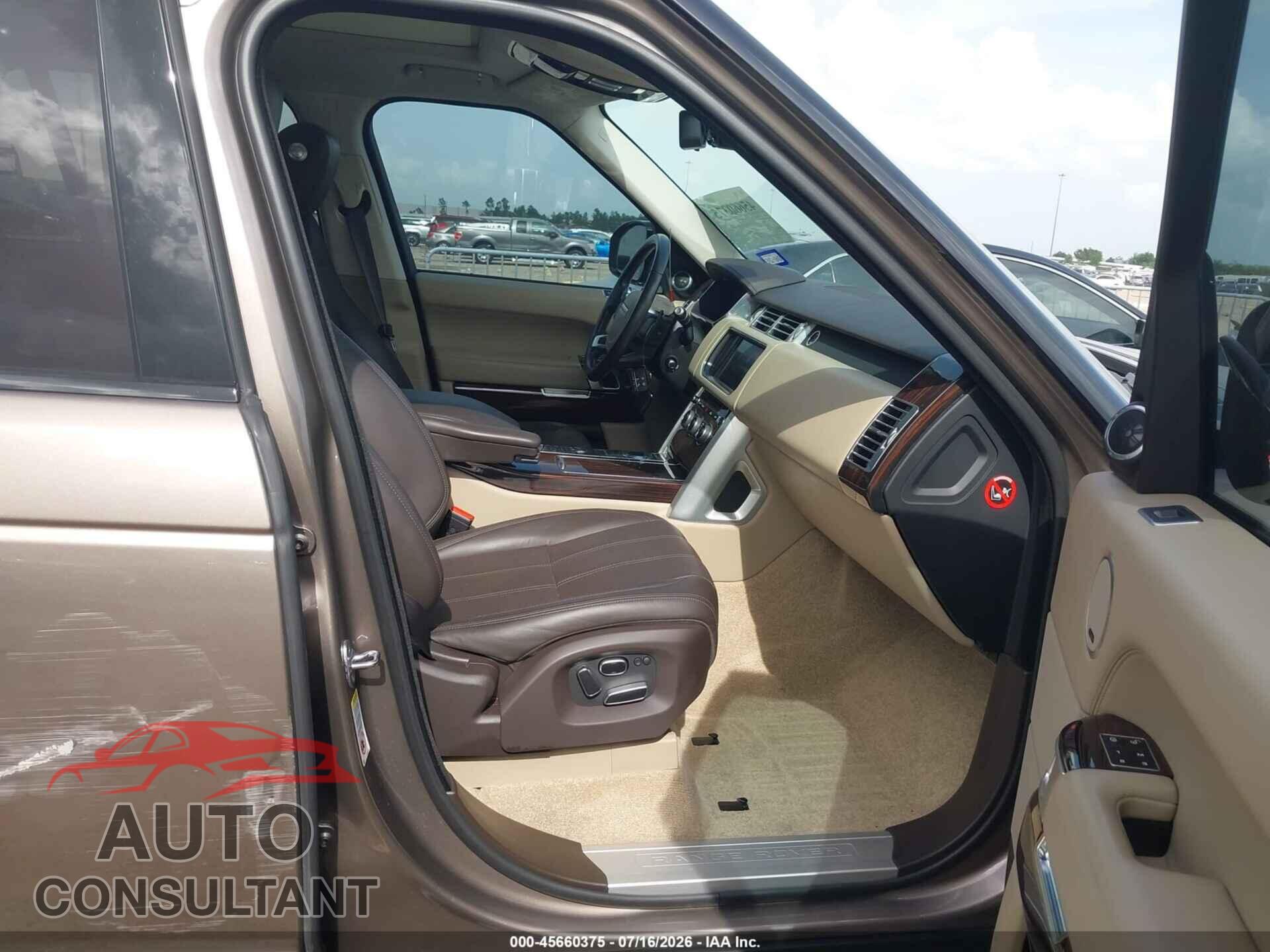 LAND ROVER RANGE ROVER 2015 - SALGS2VFXFA215446