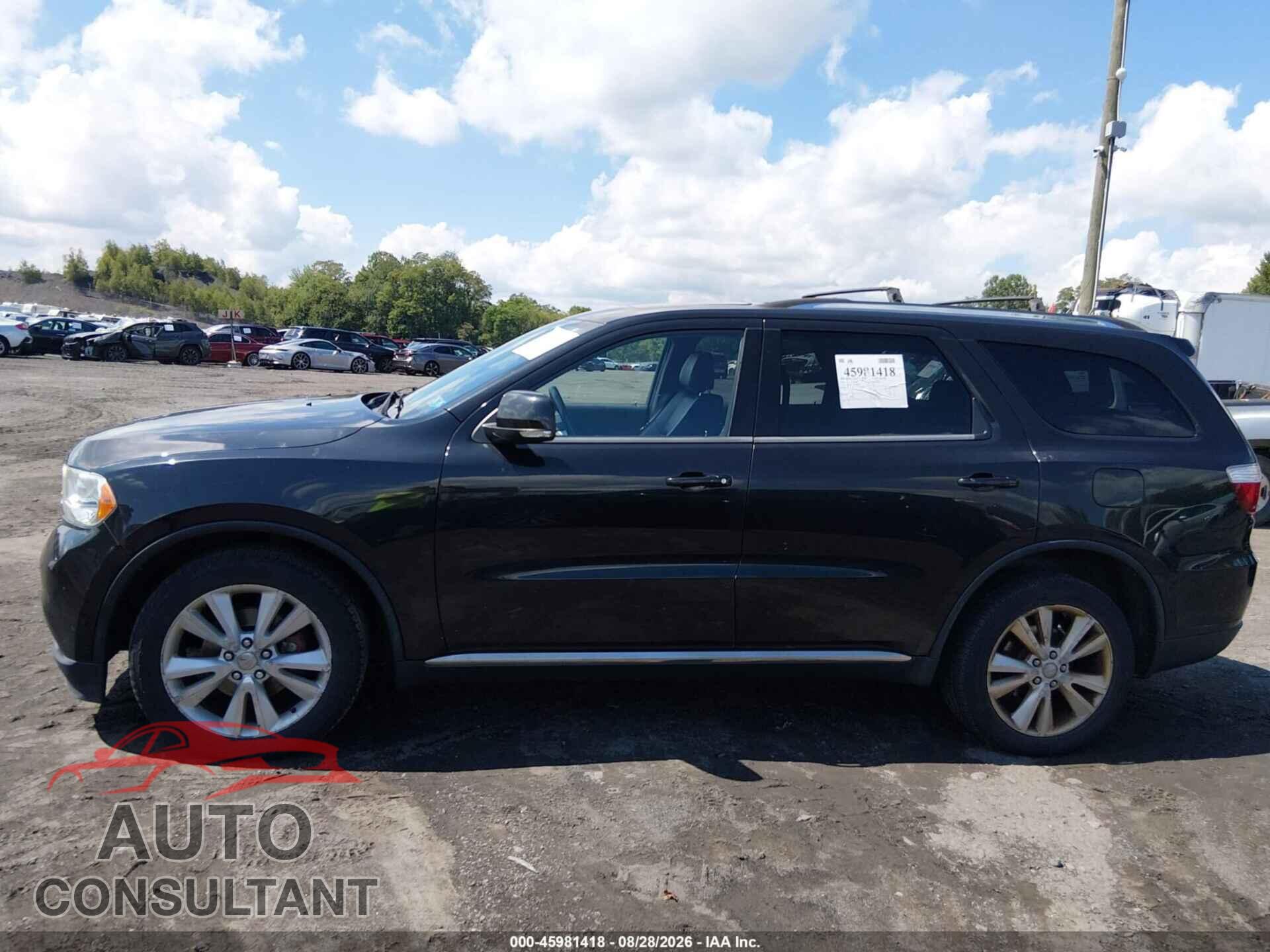 DODGE DURANGO 2012 - 1C4RDJDG5CC308826