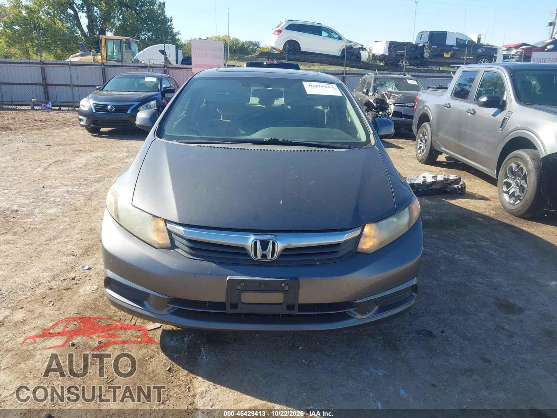 HONDA CIVIC 2012 - 2HGFB2F87CH603123
