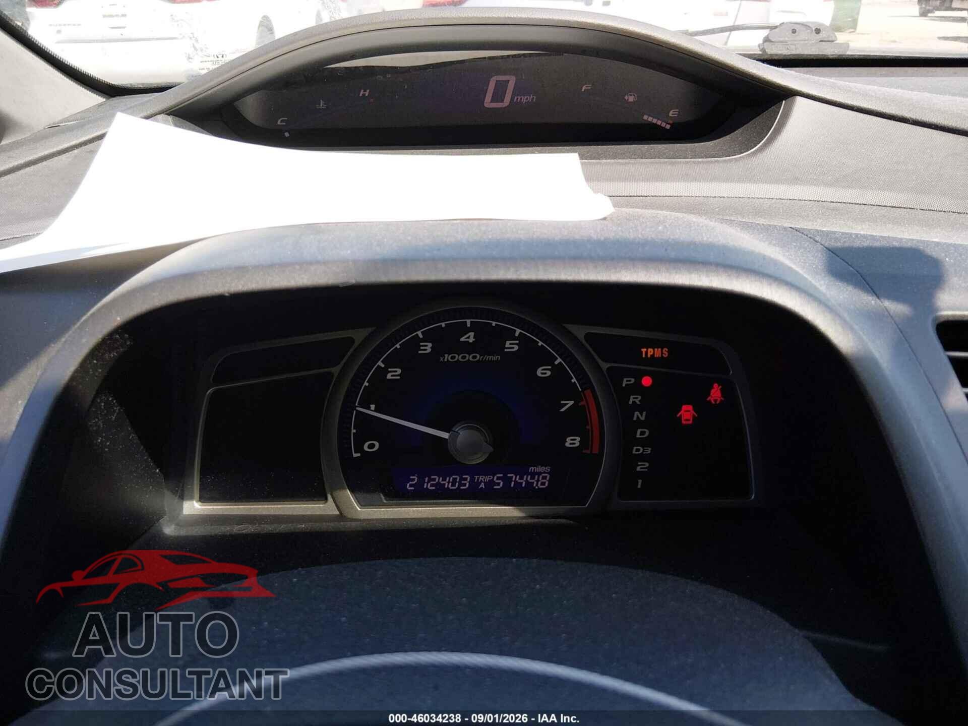 HONDA CIVIC 2009 - 2HGFA16519H514112