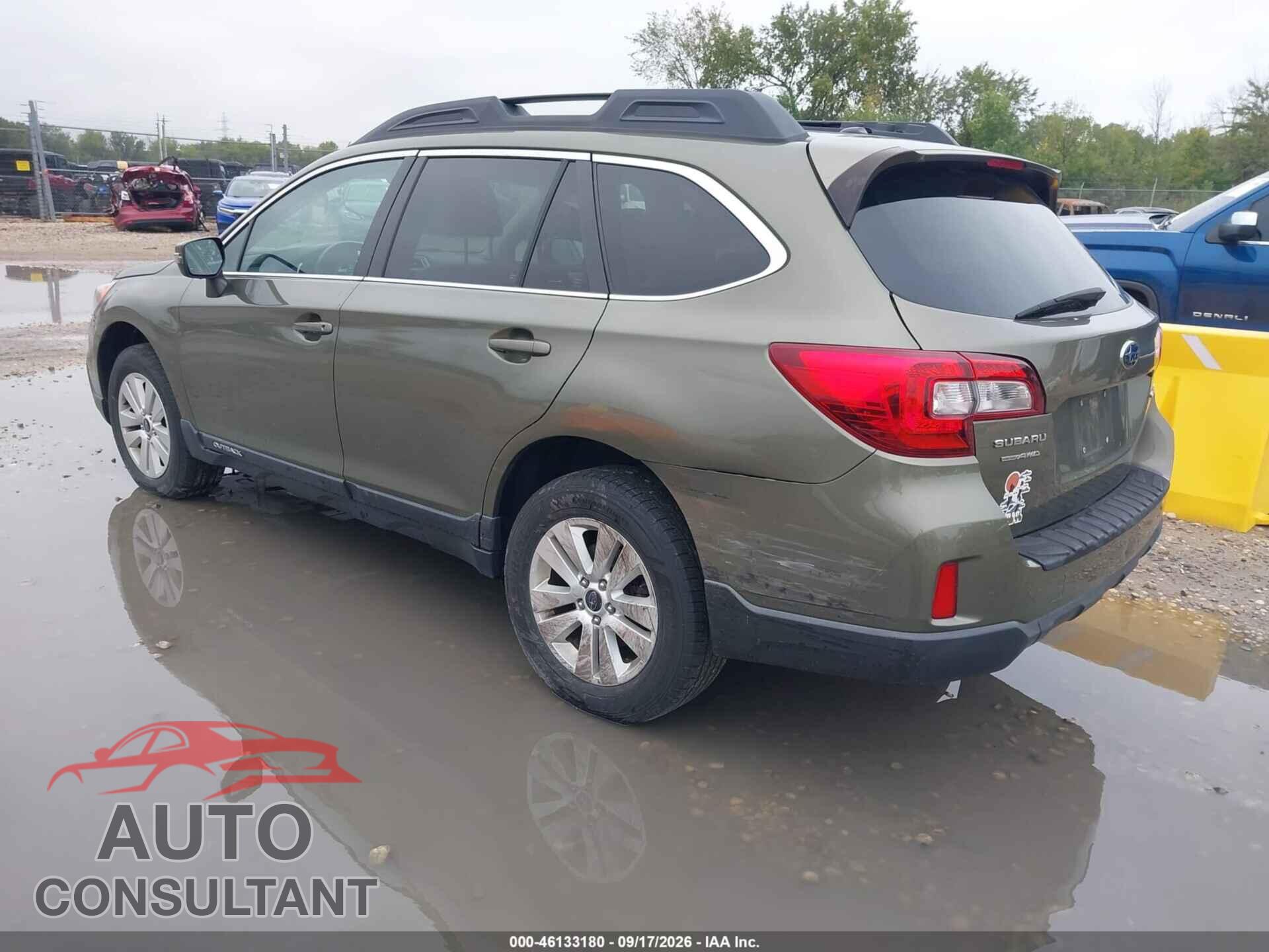 SUBARU OUTBACK 2015 - 4S4BSBFC6F3287010