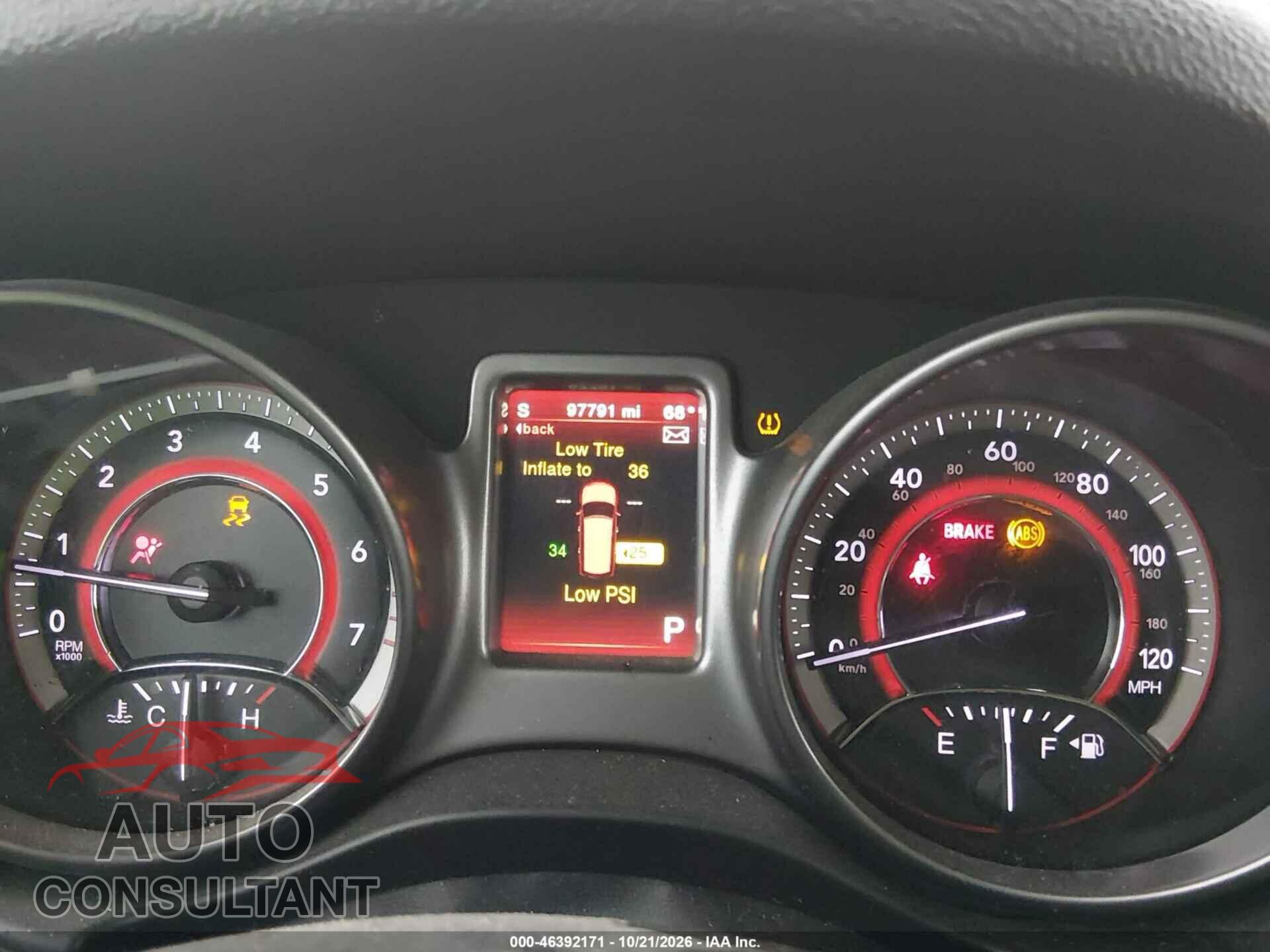 DODGE JOURNEY 2020 - 3C4PDCGB0LT263866