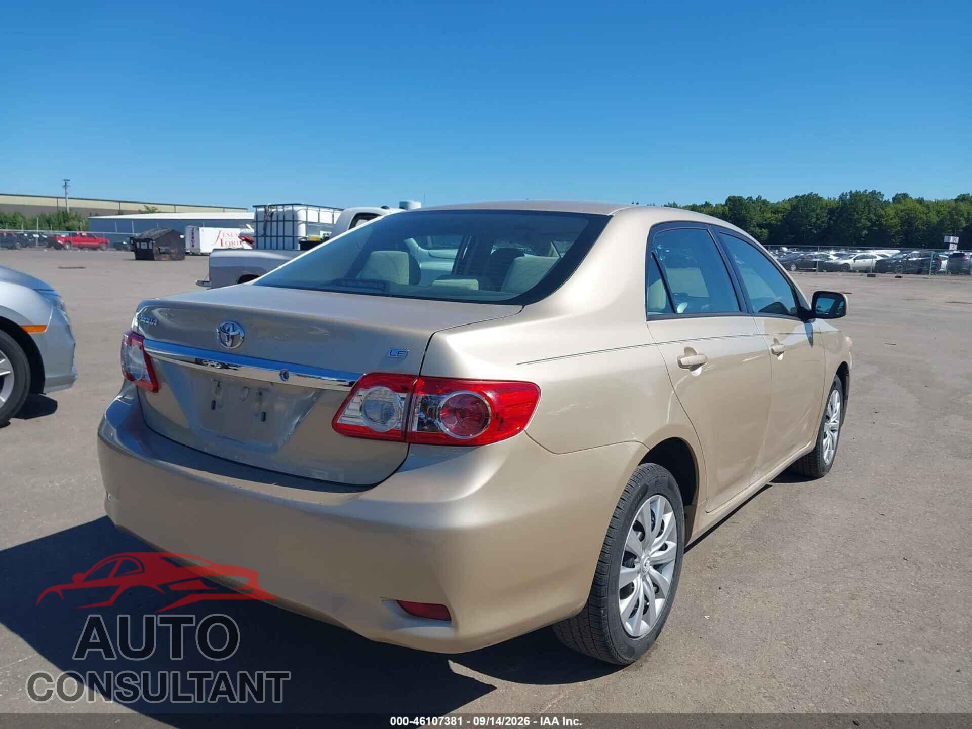 TOYOTA COROLLA 2012 - 5YFBU4EE2CP022598