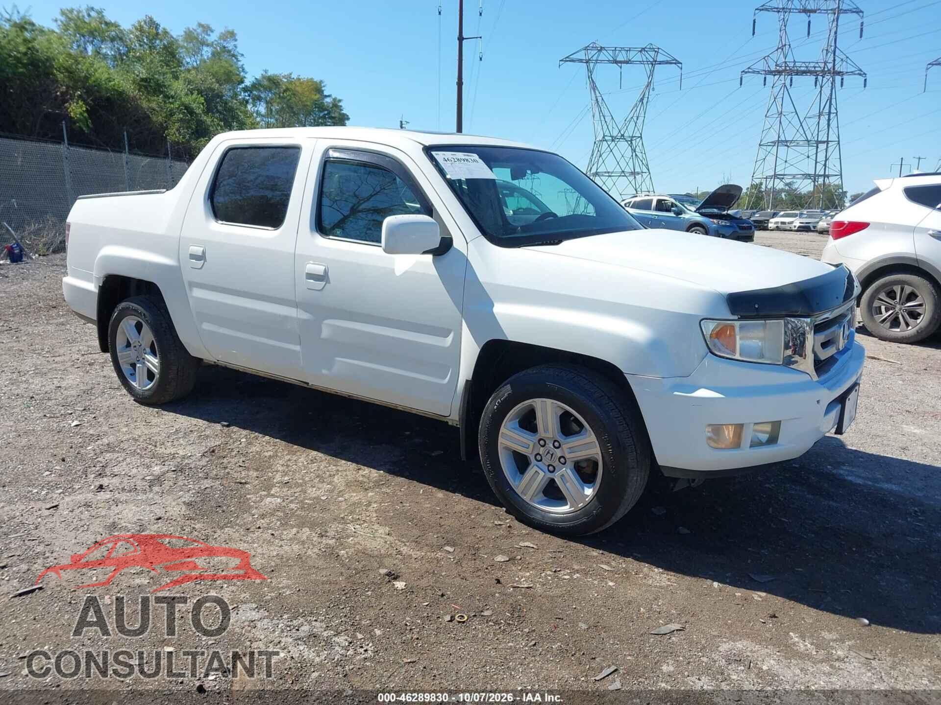 HONDA RIDGELINE 2010 - 5FPYK1F5XAB010101