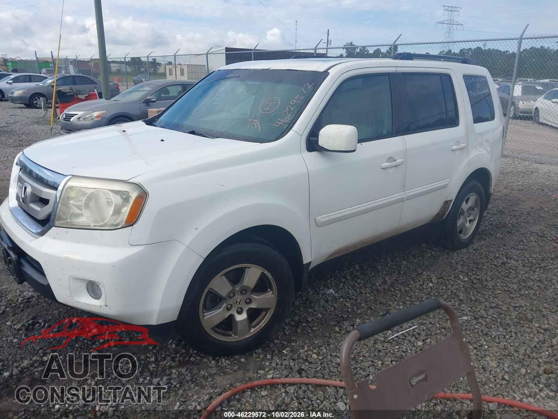 HONDA PILOT 2011 - 5FNYF3H62BB033971