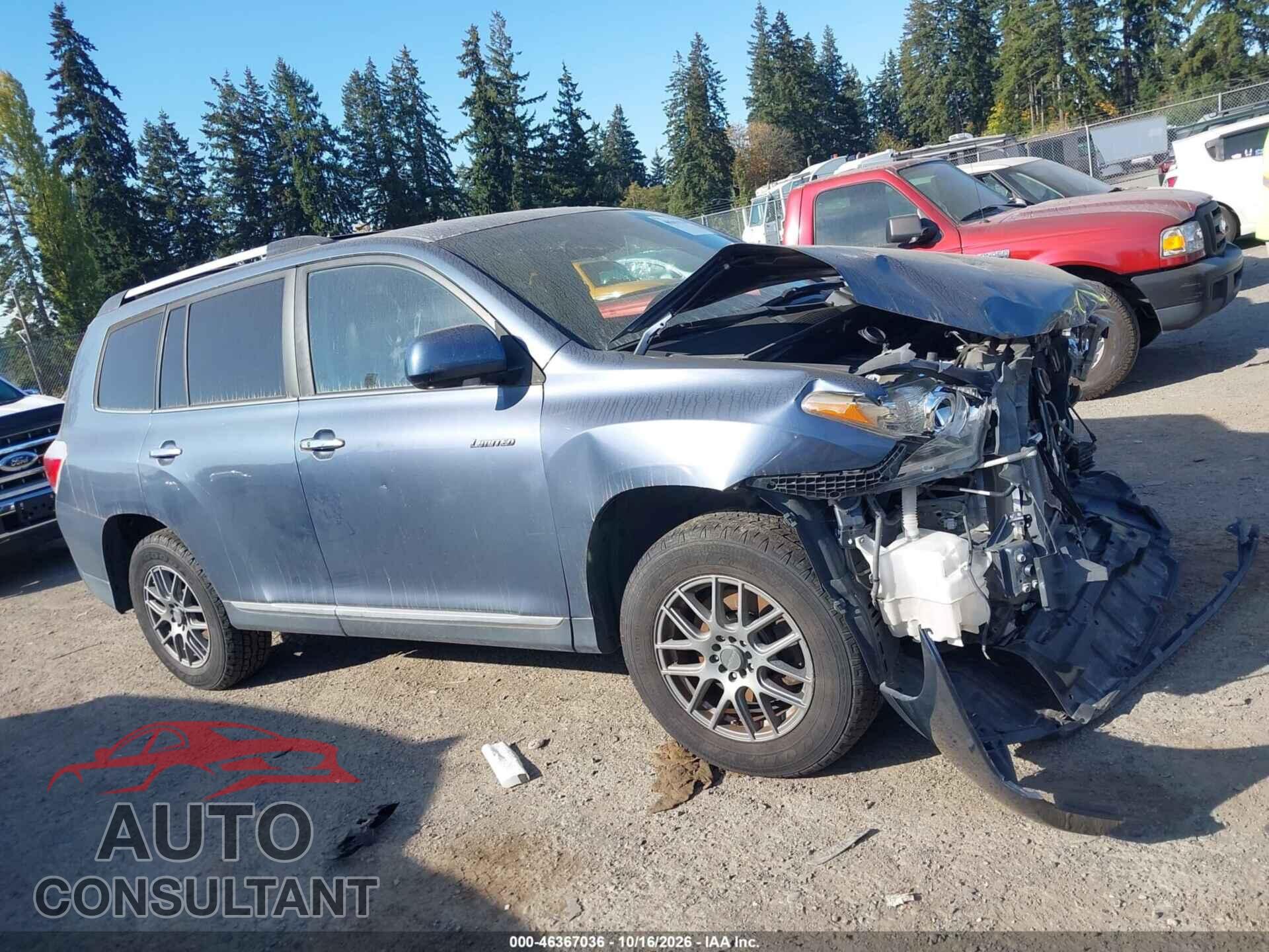 TOYOTA HIGHLANDER 2013 - 5TDDK3EH8DS220355