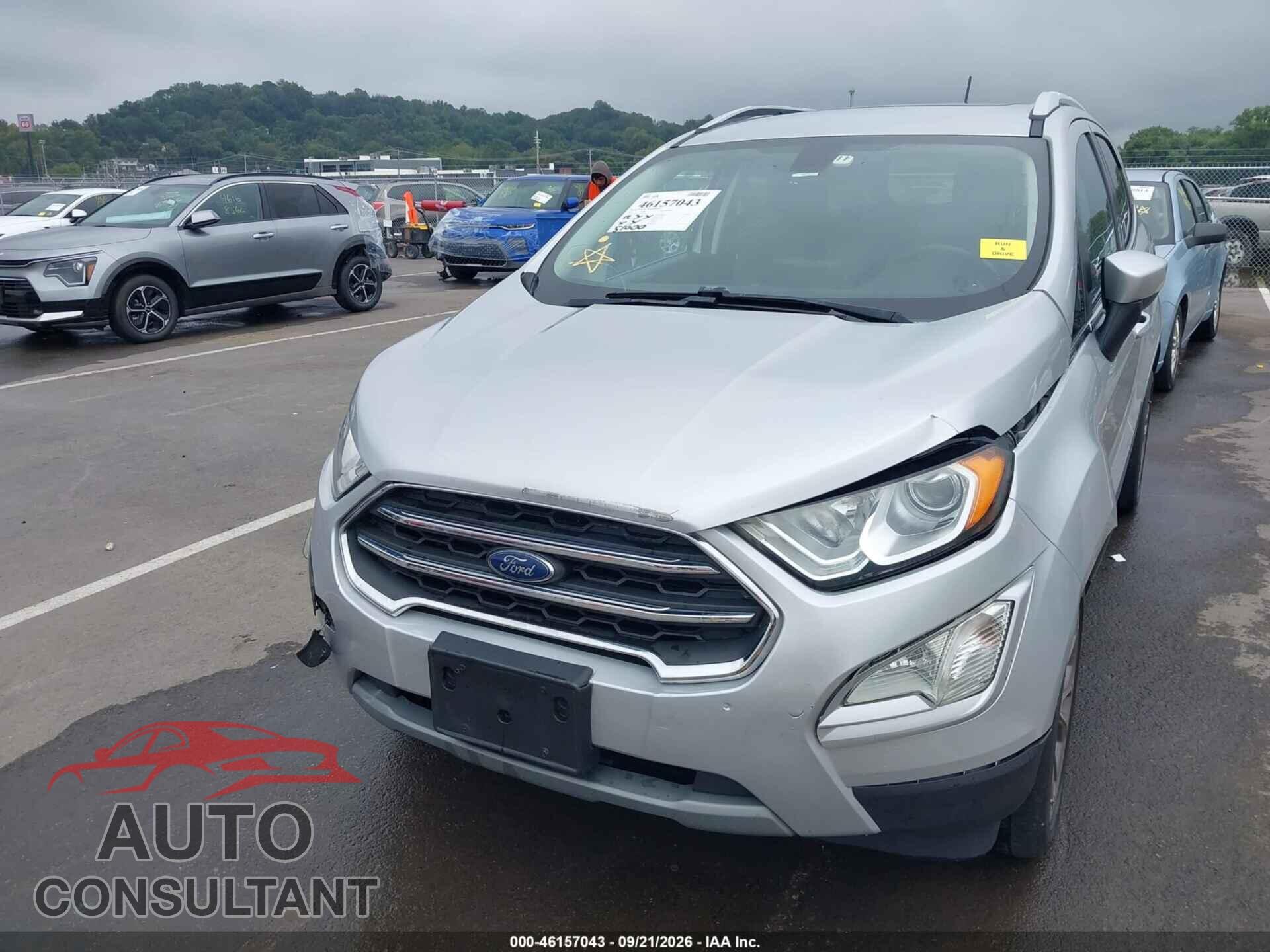 FORD ECOSPORT 2020 - MAJ6S3KL0LC362836
