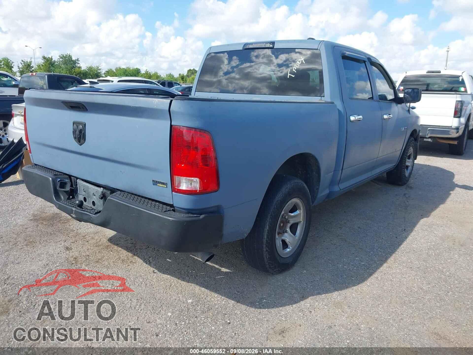 DODGE RAM 1500 2010 - 1D7RB1CP2AS145097