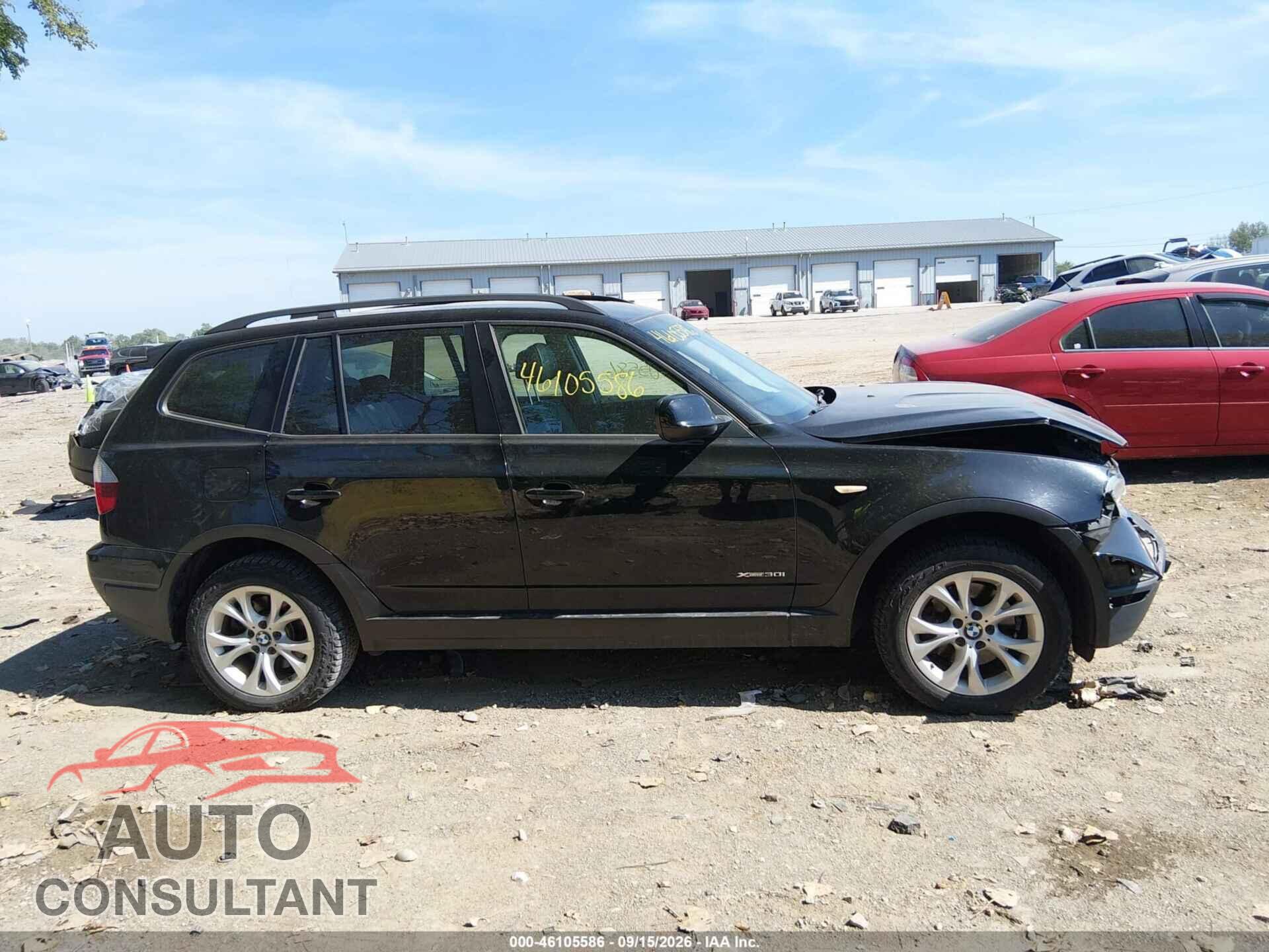 BMW X3 2010 - WBXPC9C43AWK16306