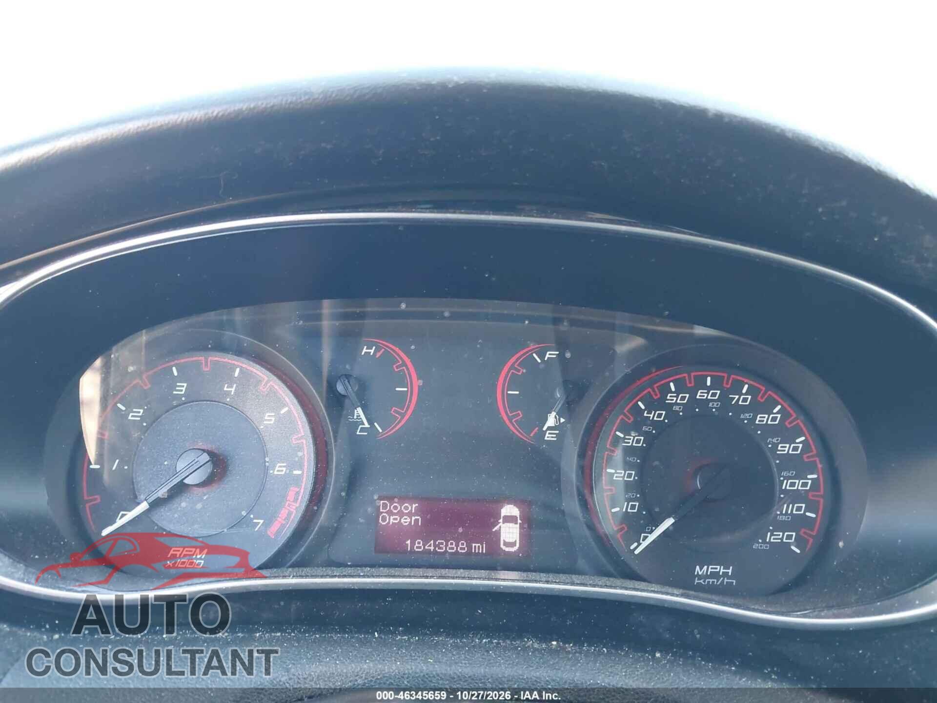 DODGE DART 2013 - 1C3CDFBA8DD340610