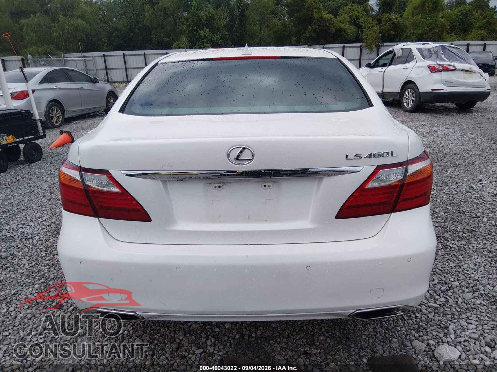 LEXUS LS 460 2012 - JTHGL5EF7C5046186