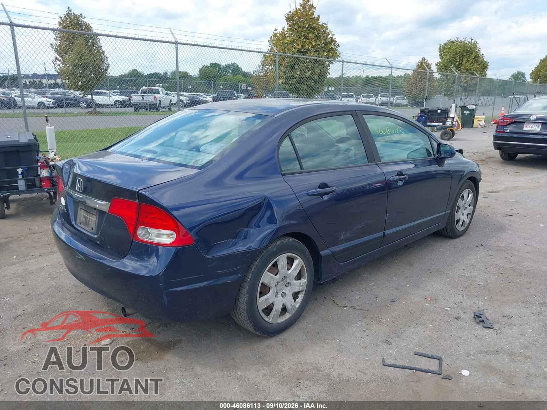 HONDA CIVIC 2009 - 19XFA16539E021672