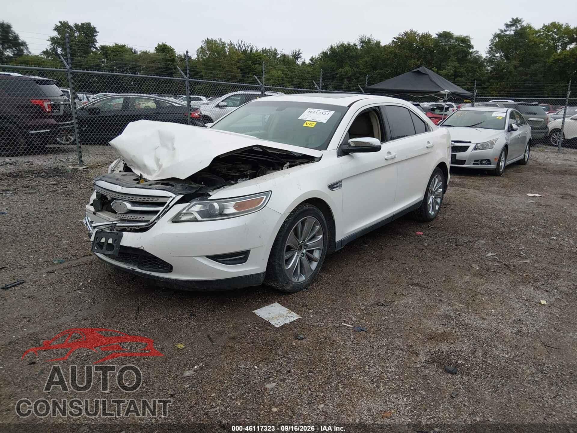 FORD TAURUS 2012 - 1FAHP2FW9CG116403