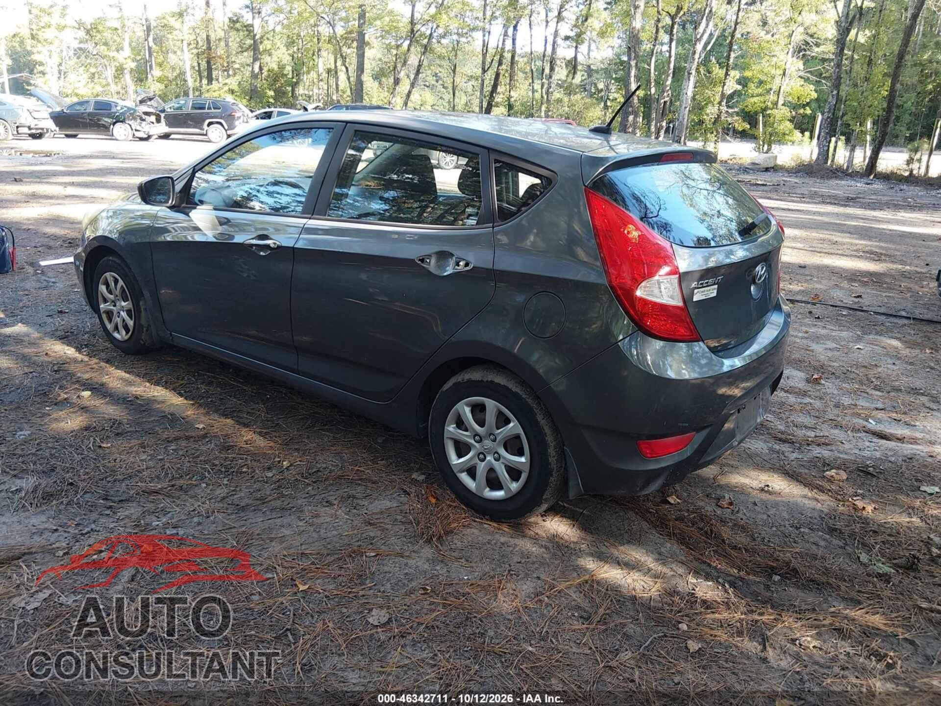 HYUNDAI ACCENT 2013 - KMHCT5AE8DU094599
