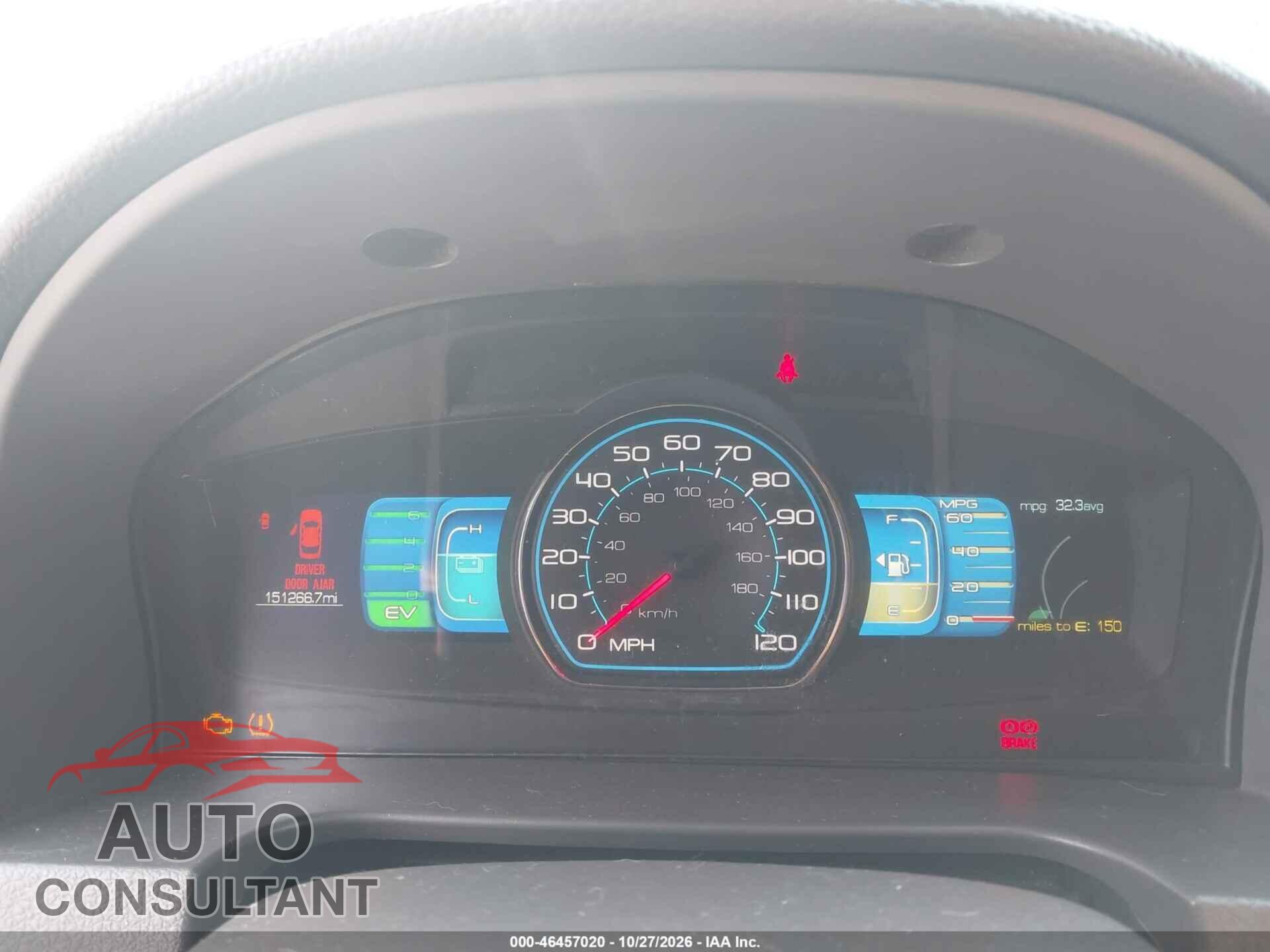 FORD FUSION HYBRID 2011 - 3FADP0L30BR129674