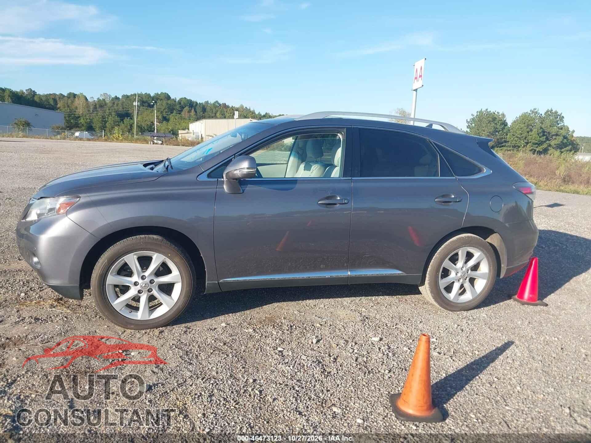 LEXUS RX 350 2012 - 2T2ZK1BA6CC076597