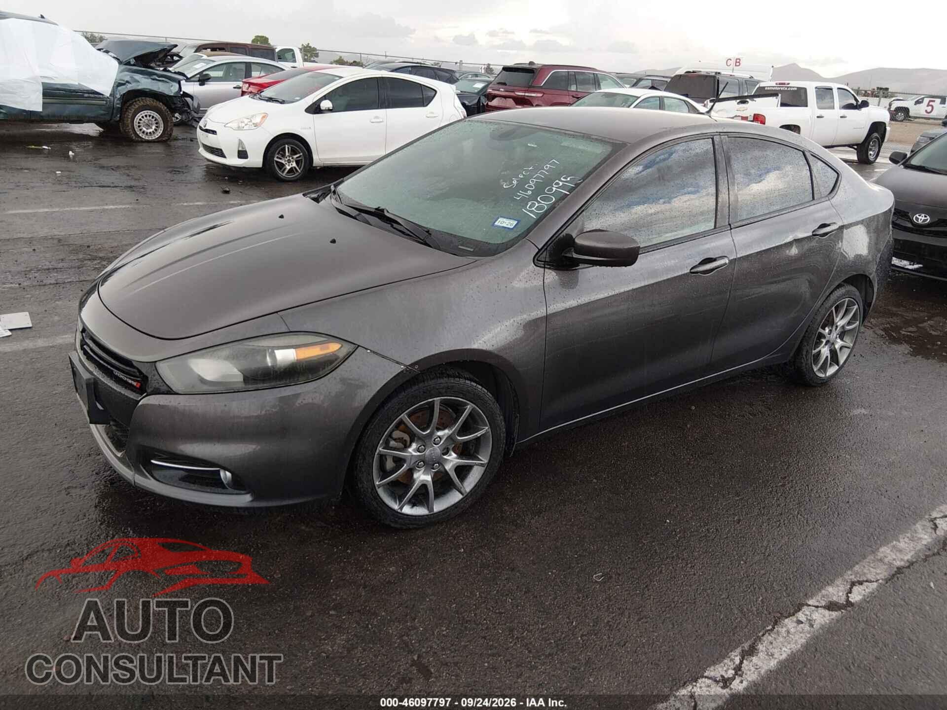 DODGE DART 2015 - 1C3CDFBB4FD180995