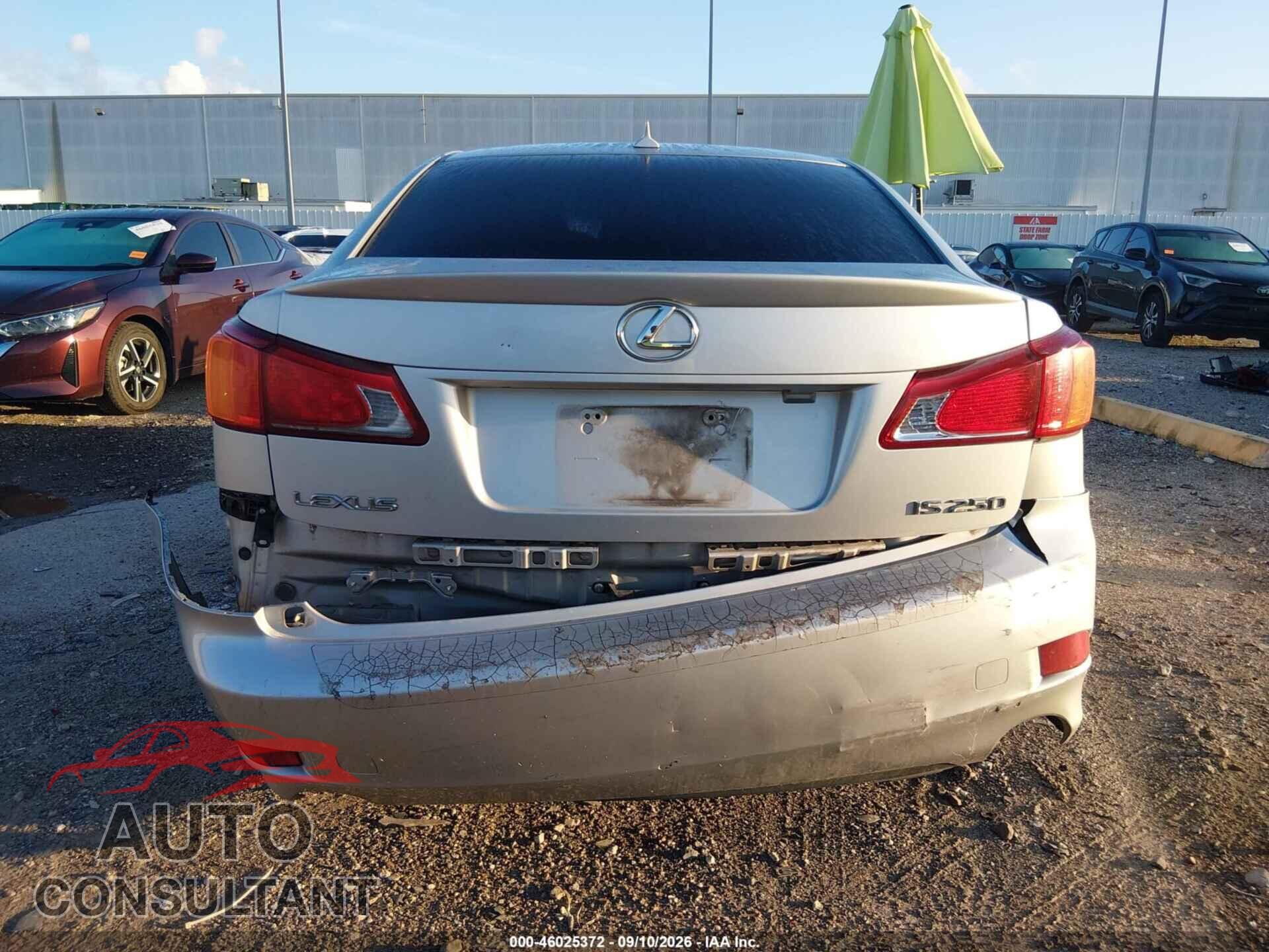 LEXUS IS 250 2010 - JTHBF5C23A2099676