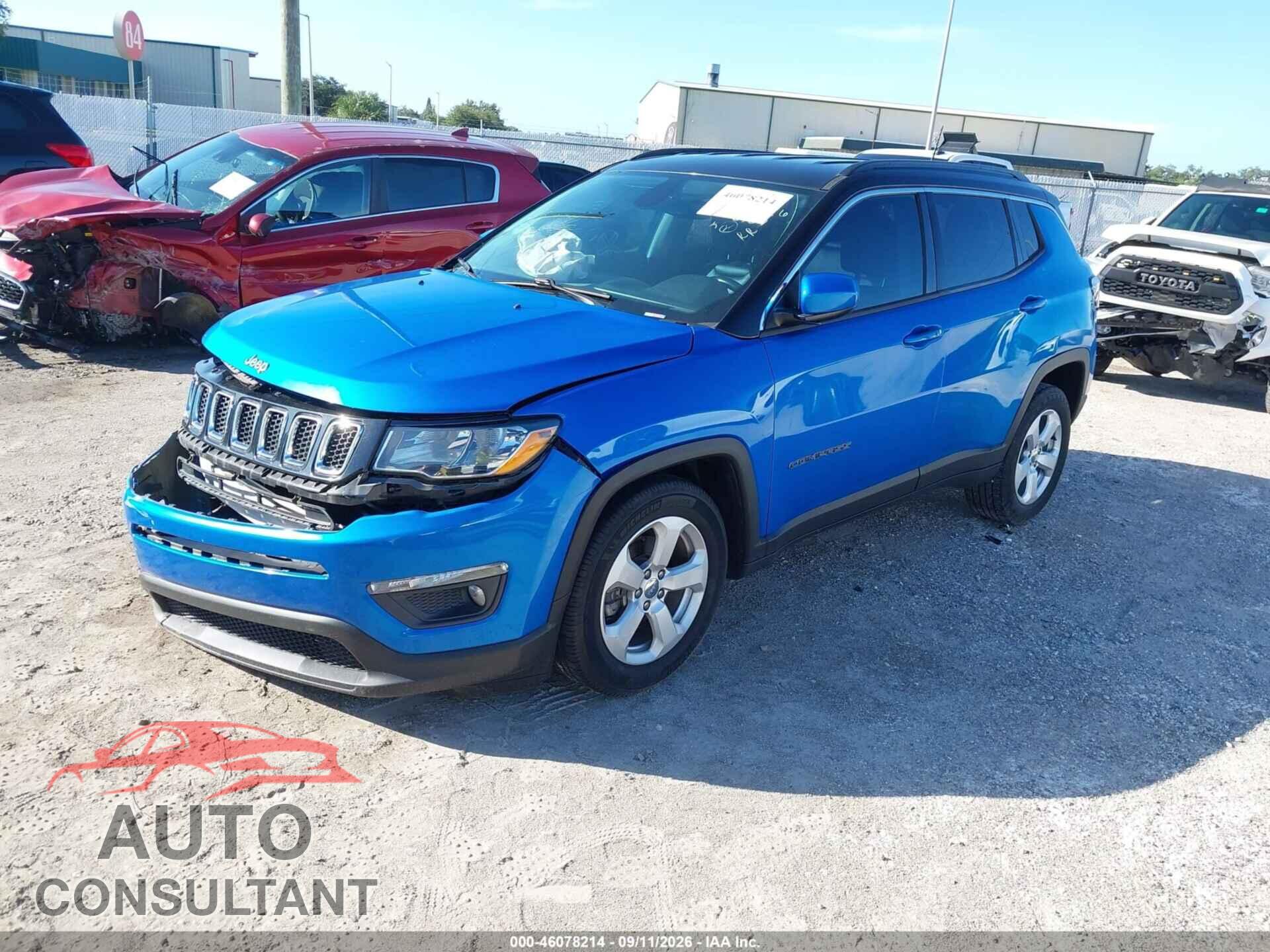 JEEP COMPASS 2018 - 3C4NJDBB5JT202569